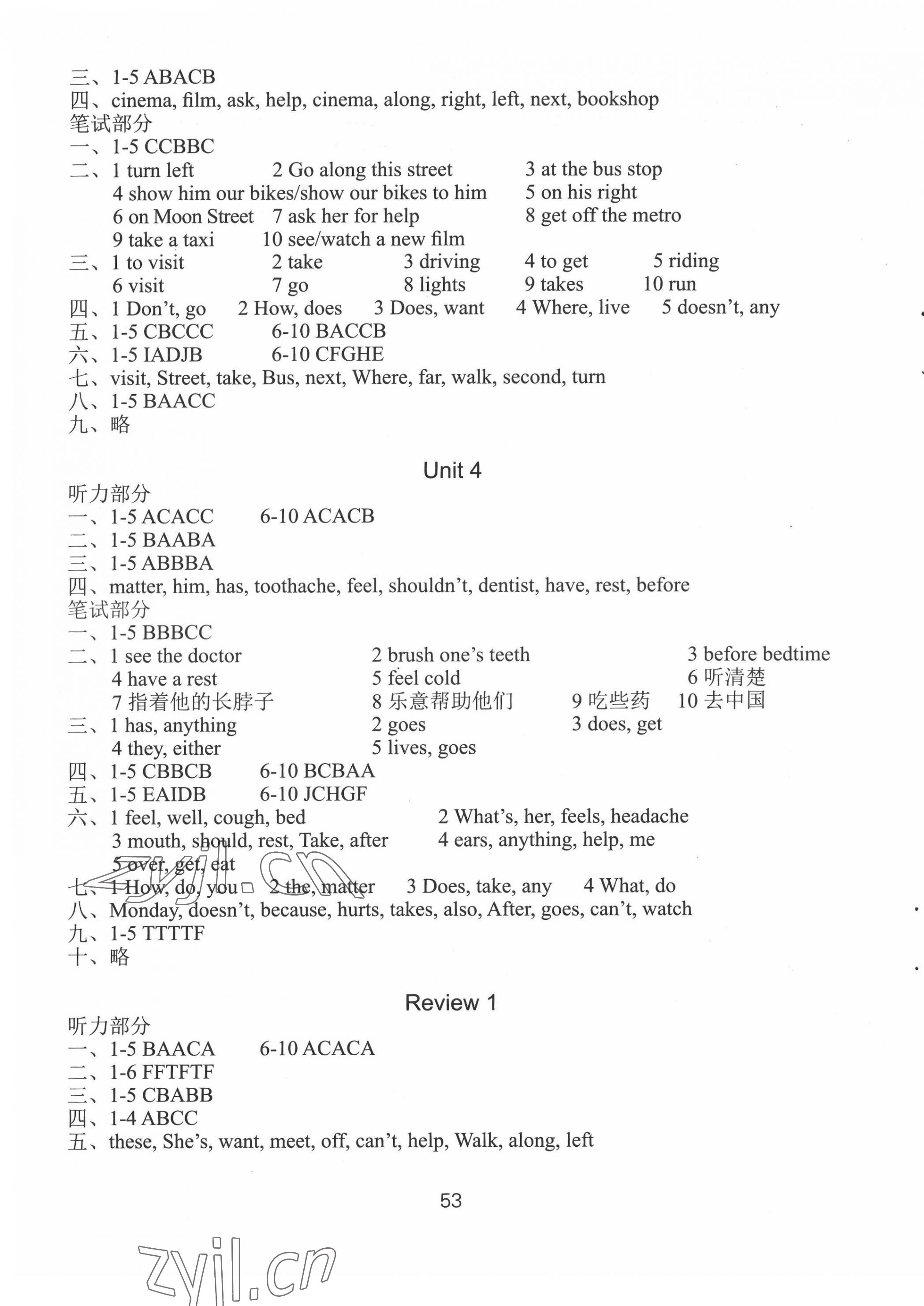 2022年小學(xué)英語強(qiáng)化練習(xí)五年級下冊譯林版 第2頁