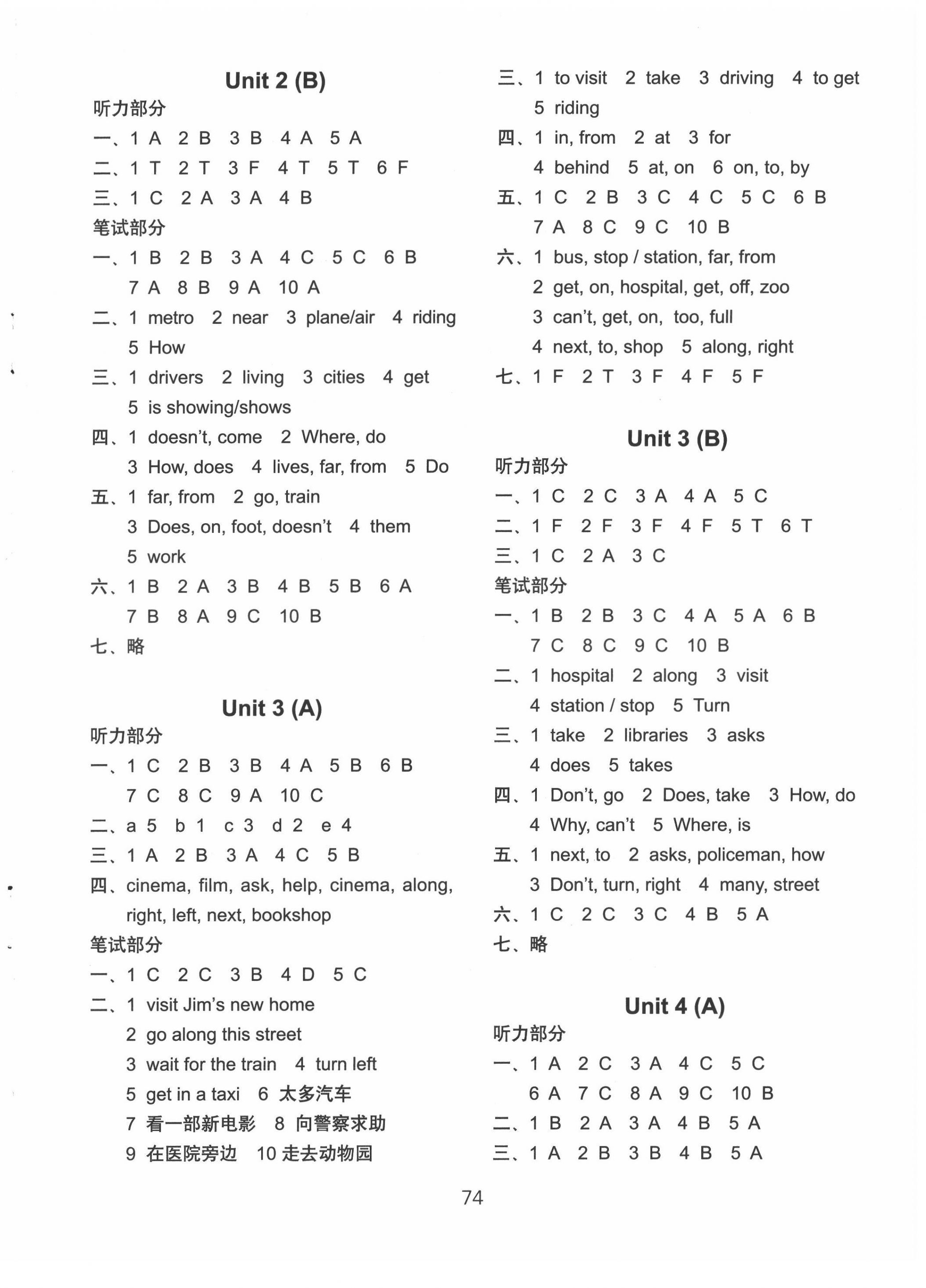 2022年課課練小學(xué)英語AB卷五年級下冊譯林版 第2頁