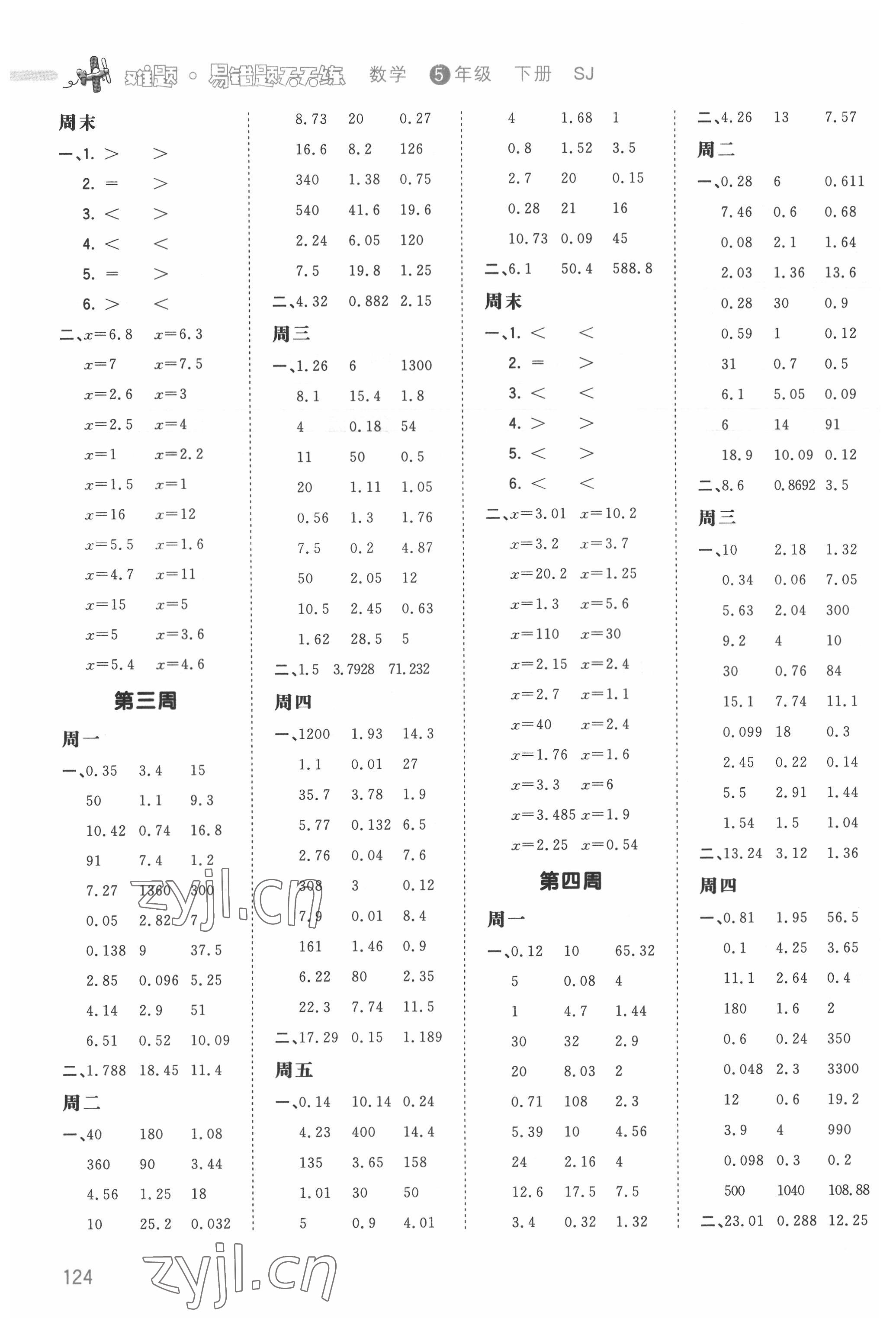 2022年智慧計(jì)算五年級(jí)數(shù)學(xué)下冊(cè)蘇教版 第2頁(yè)