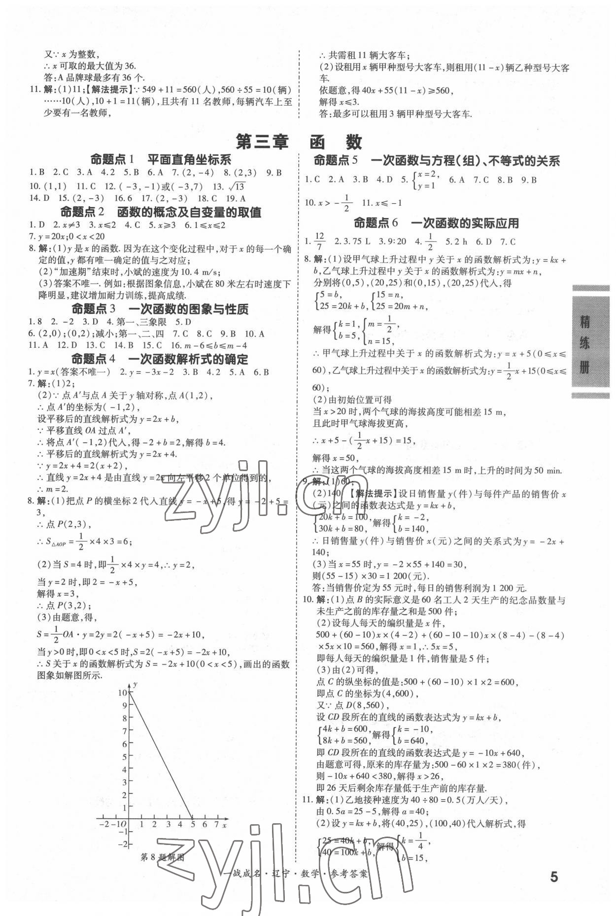 2022年一戰(zhàn)成名考前新方案數(shù)學人教版遼寧專版 第5頁