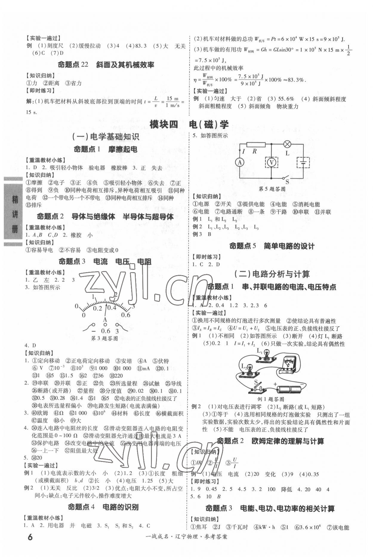 2022年一戰(zhàn)成名考前新方案物理人教版遼寧專版 第6頁