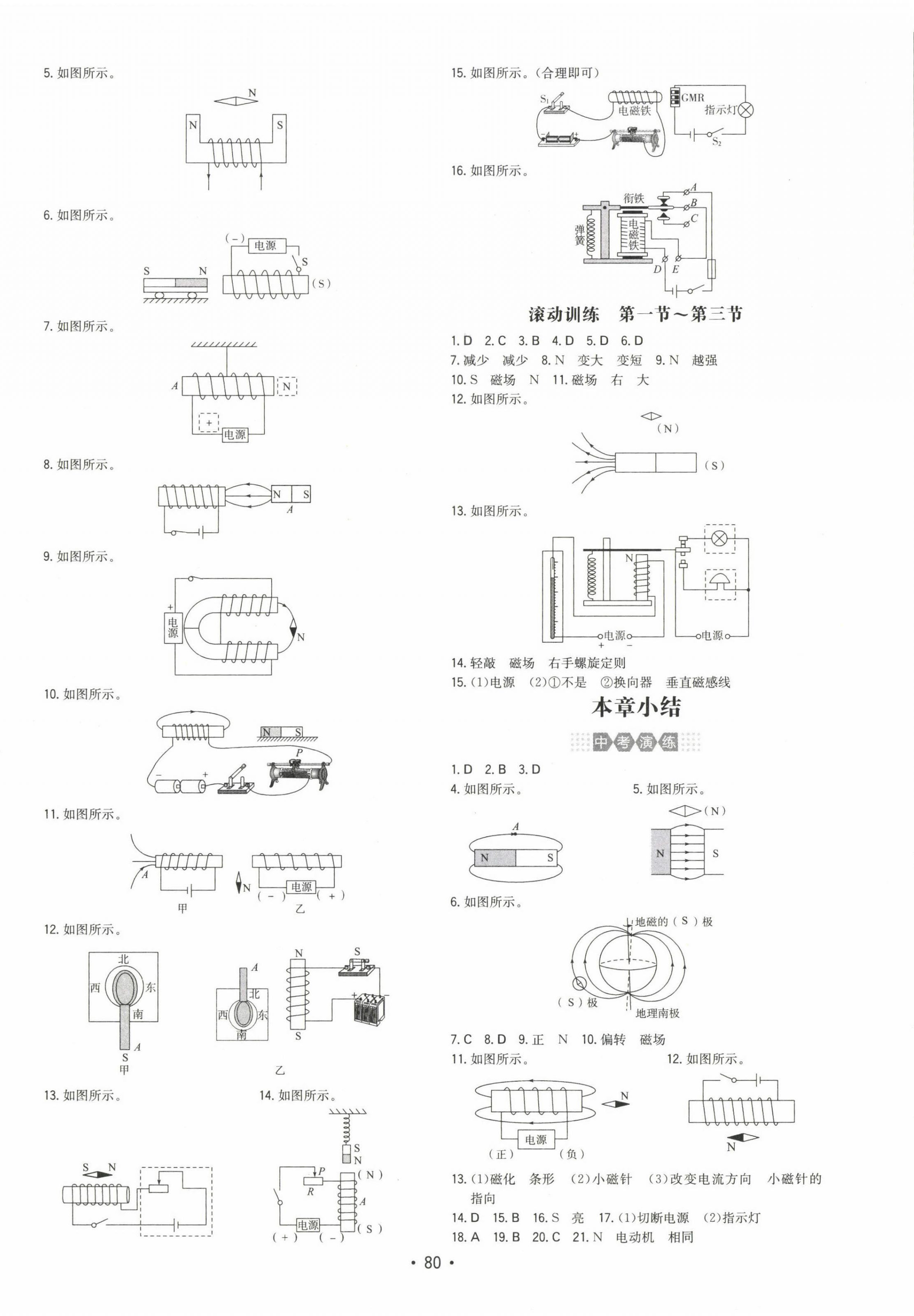 2022年一本同步訓(xùn)練九年級初中物理下冊滬科版 第2頁