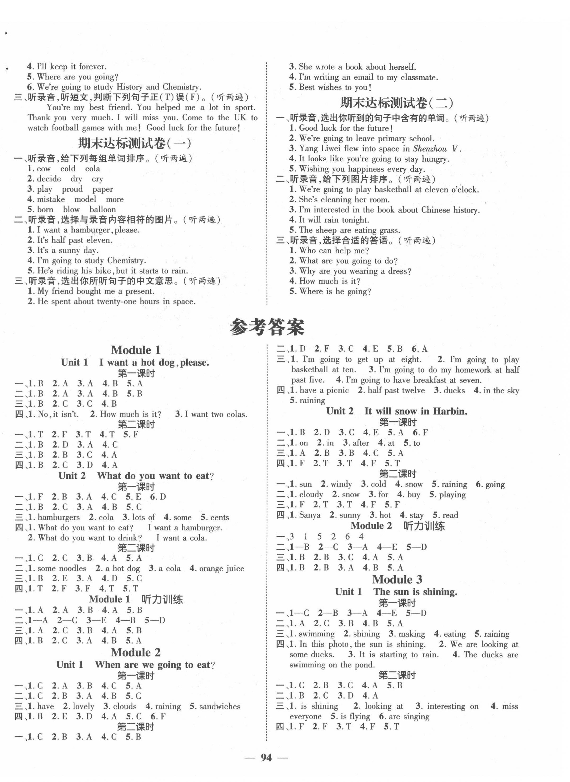 2022年名師測(cè)控六年級(jí)英語(yǔ)下冊(cè)外研版 第1頁(yè)