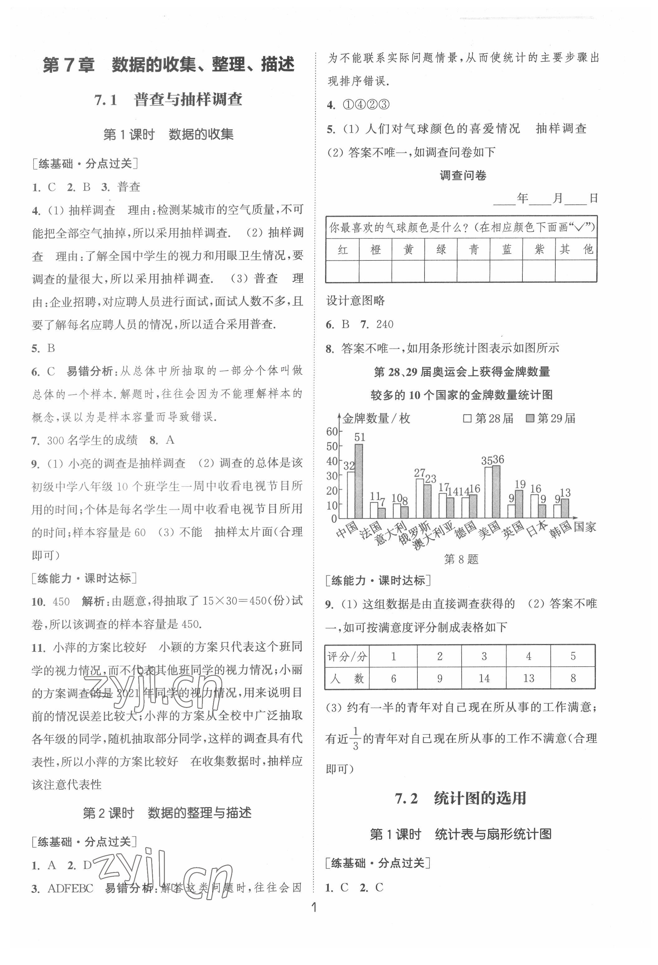 2022年通城學(xué)典小題精練八年級(jí)數(shù)學(xué)下冊(cè)蘇科版 第1頁(yè)