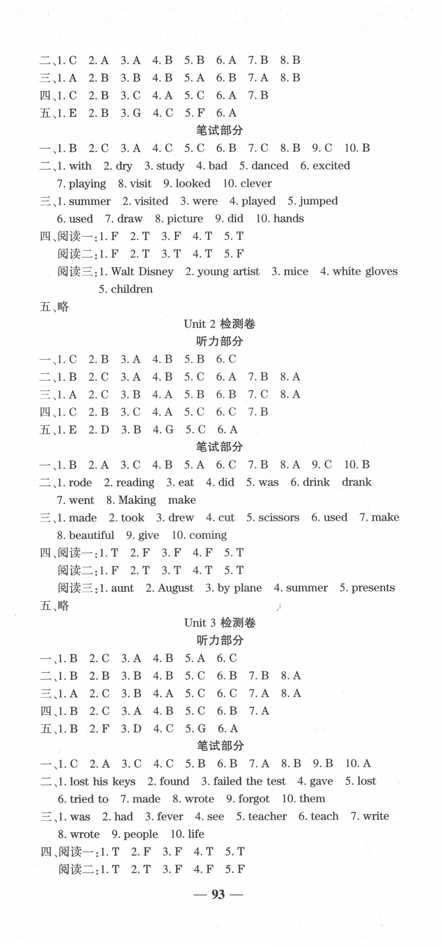 2022年開心作業(yè)提優(yōu)作業(yè)本六年級英語下冊開心版 第9頁