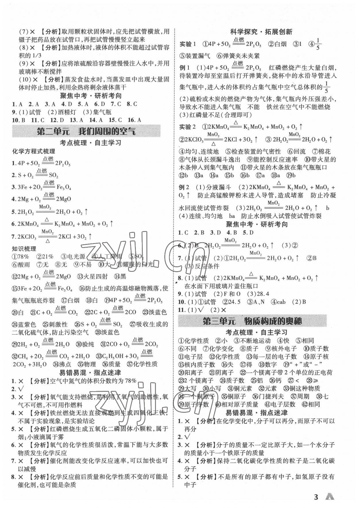 2022年卓文书业加速度化学吉林专版 第3页