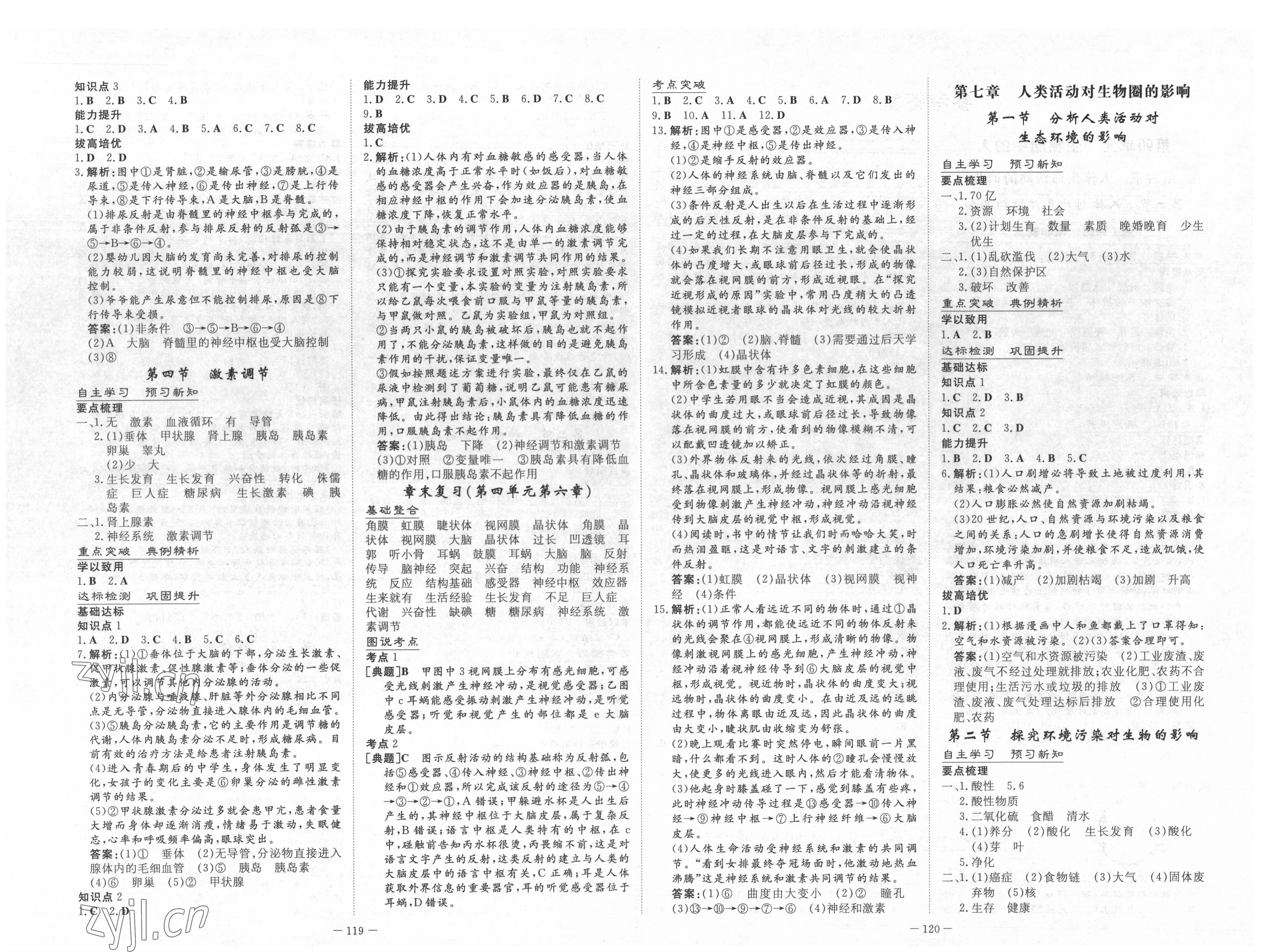 2022年練案七年級生物下冊魯科版54制 第2頁