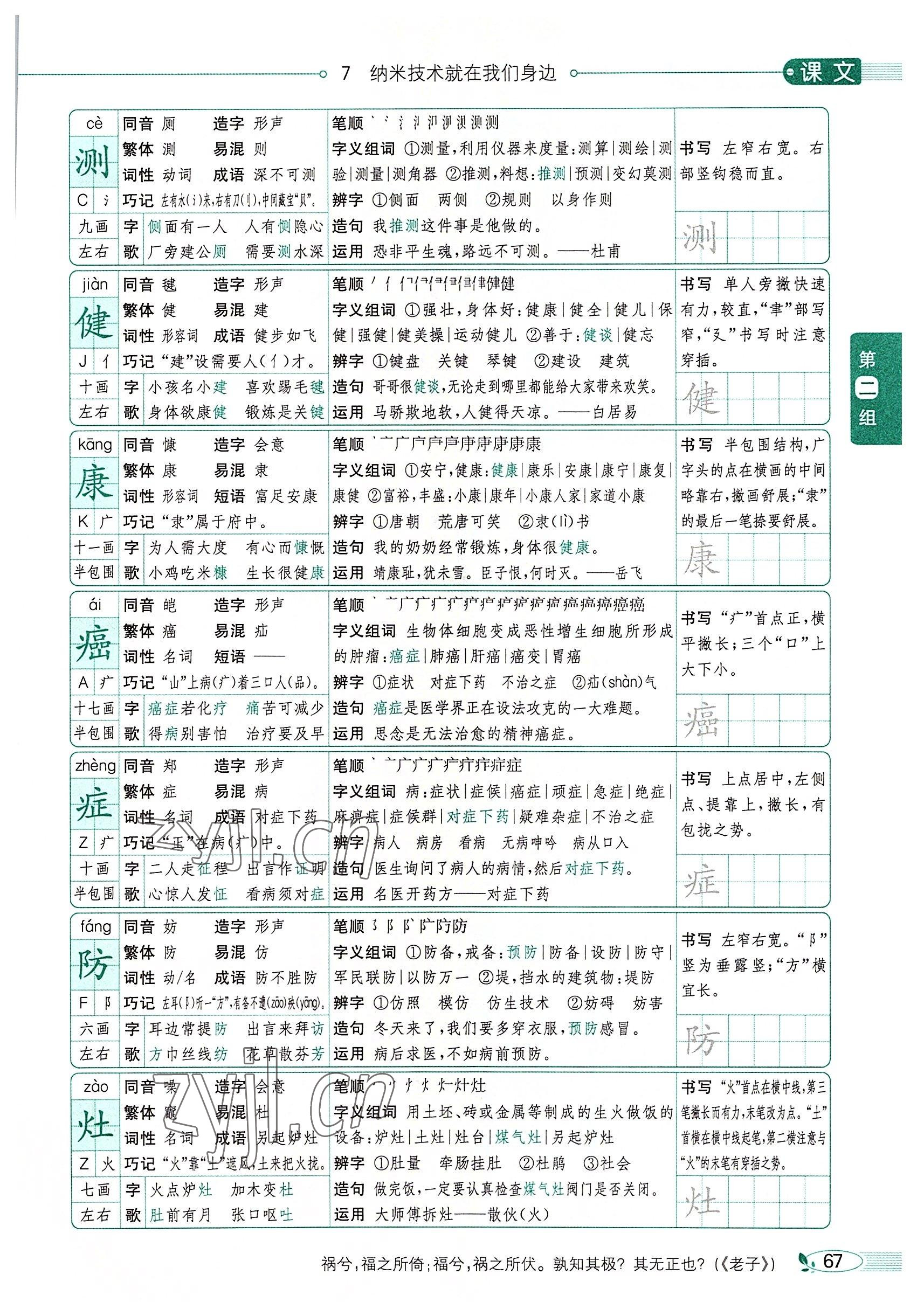 2022年教材課本四年級(jí)語(yǔ)文下冊(cè)人教版54制 參考答案第66頁(yè)