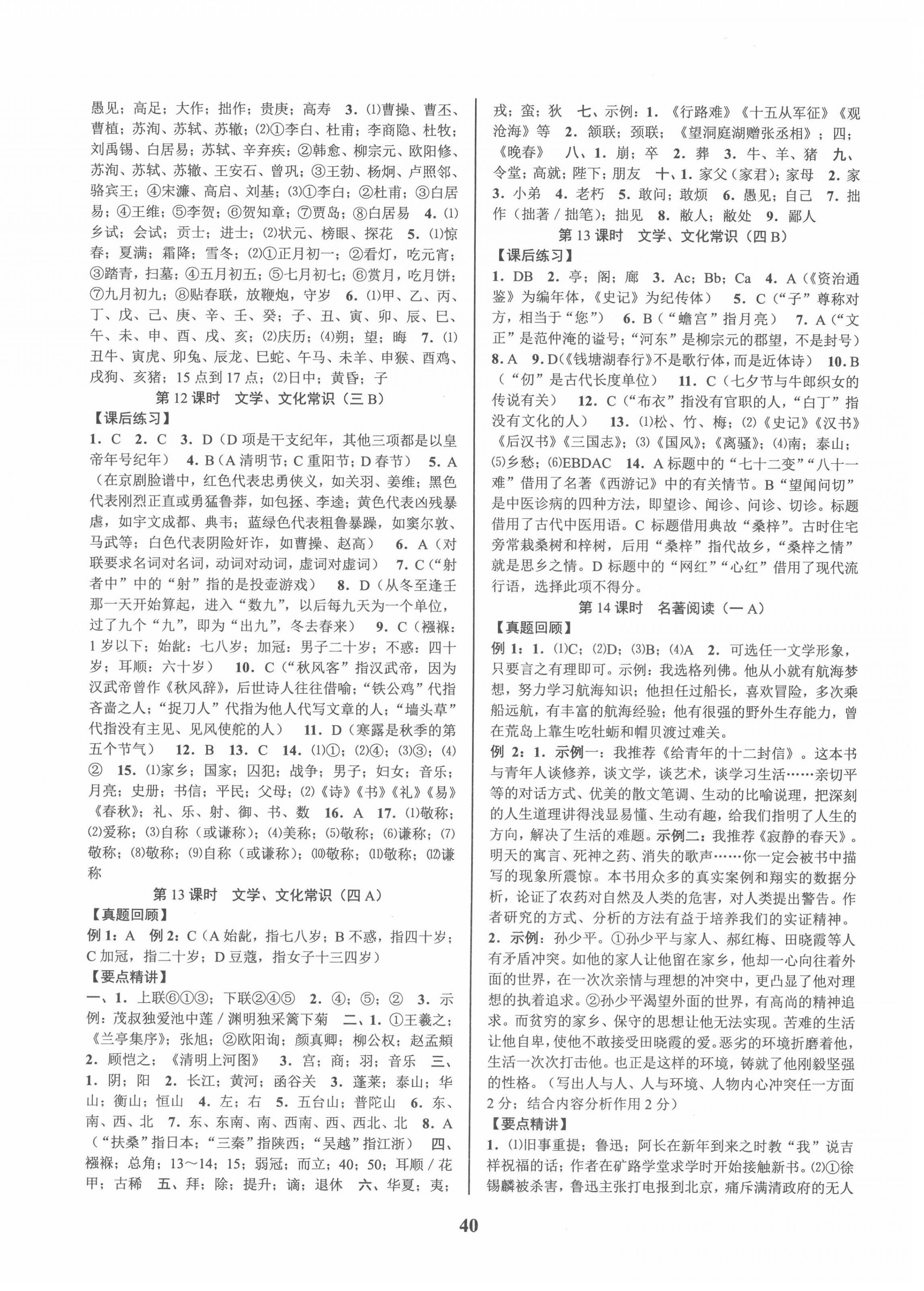 2022年初中新學(xué)案優(yōu)化與提高語(yǔ)文中考總復(fù)習(xí) 第8頁(yè)