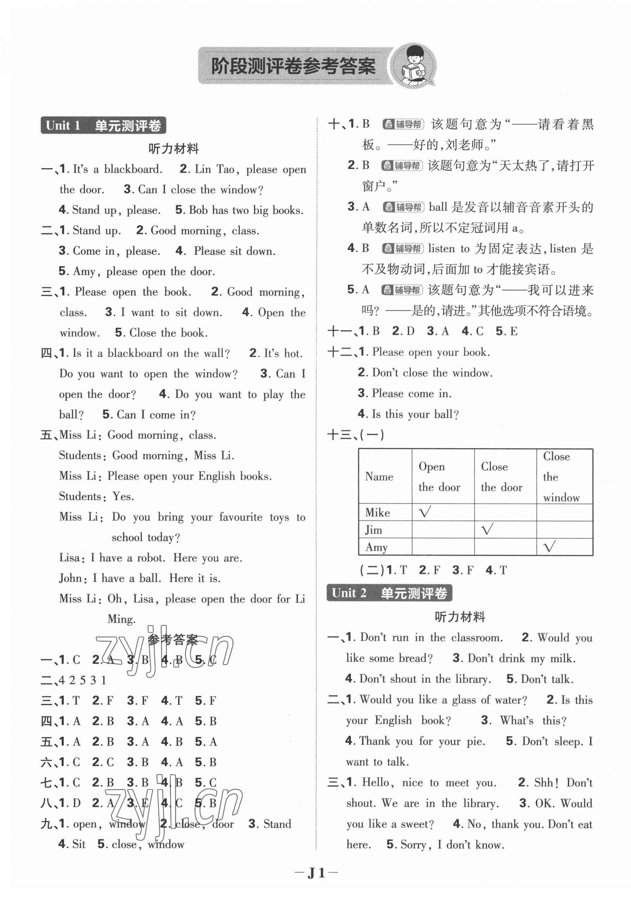 2022年小學(xué)必刷題三年級英語下冊譯林版 第1頁