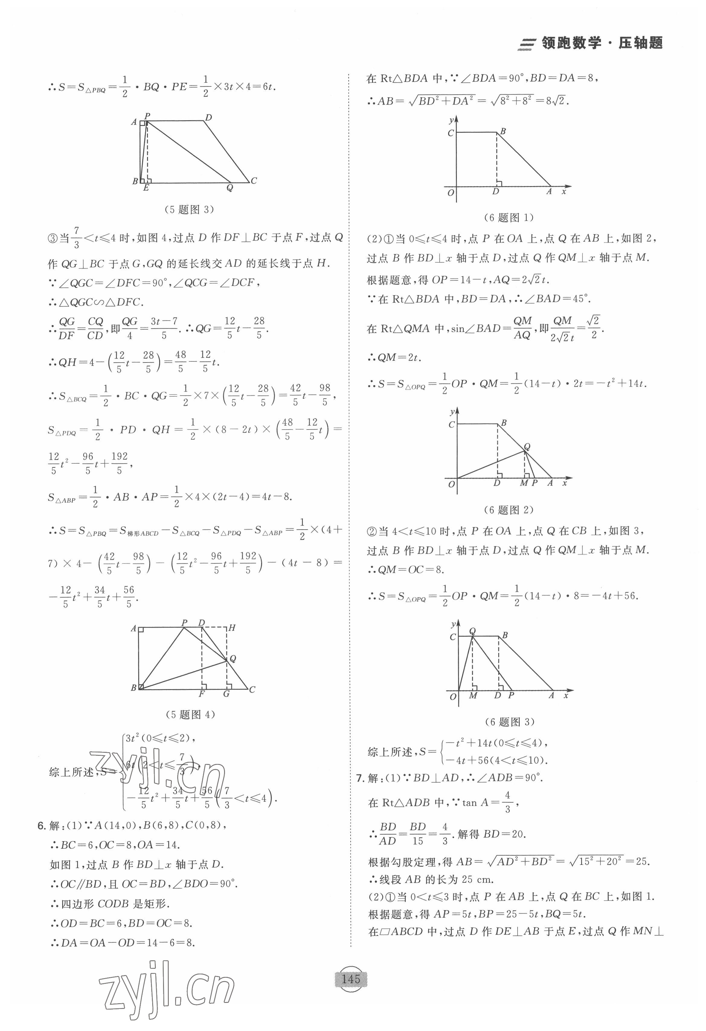 2022年領(lǐng)跑數(shù)學(xué)二輪總復(fù)習(xí) 參考答案第5頁(yè)