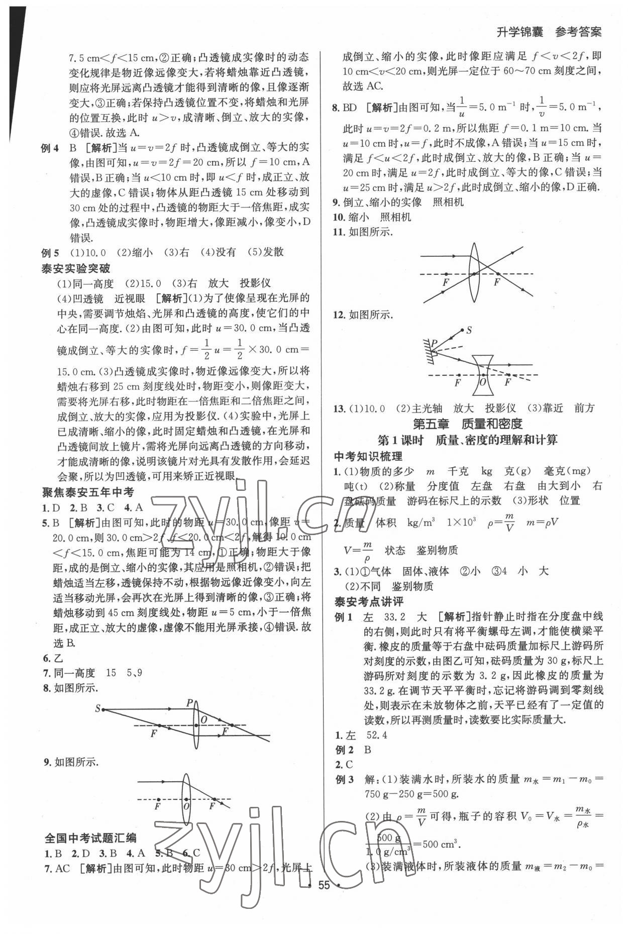 2022年升学锦囊物理泰安专版 第5页