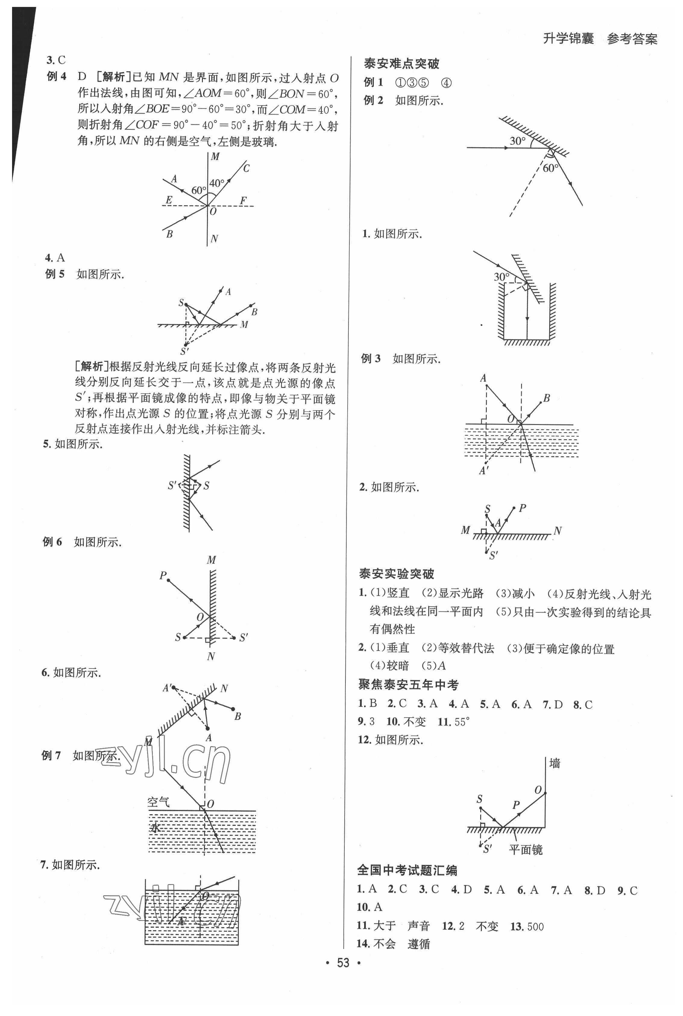 2022年升学锦囊物理泰安专版 第3页