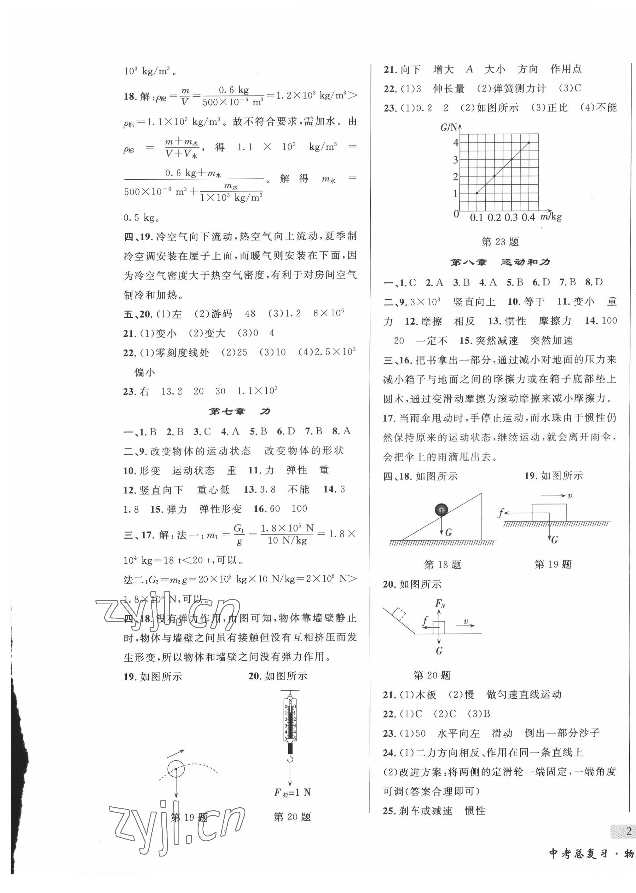 2022年東北書局中考總復習物理 第3頁