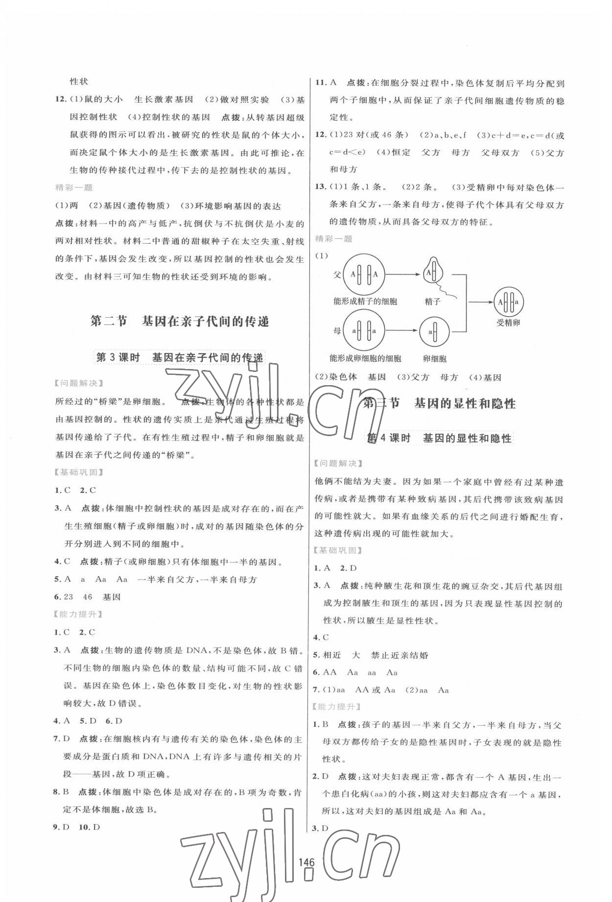 2022年三維數(shù)字課堂八年級生物下冊人教版 第6頁