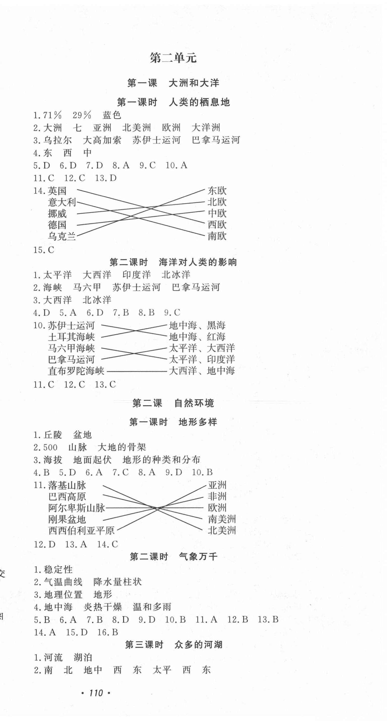 2022年花山小狀元學(xué)科能力達(dá)標(biāo)初中生100全優(yōu)卷七年級歷史與社會人文地理上冊人教版 第3頁