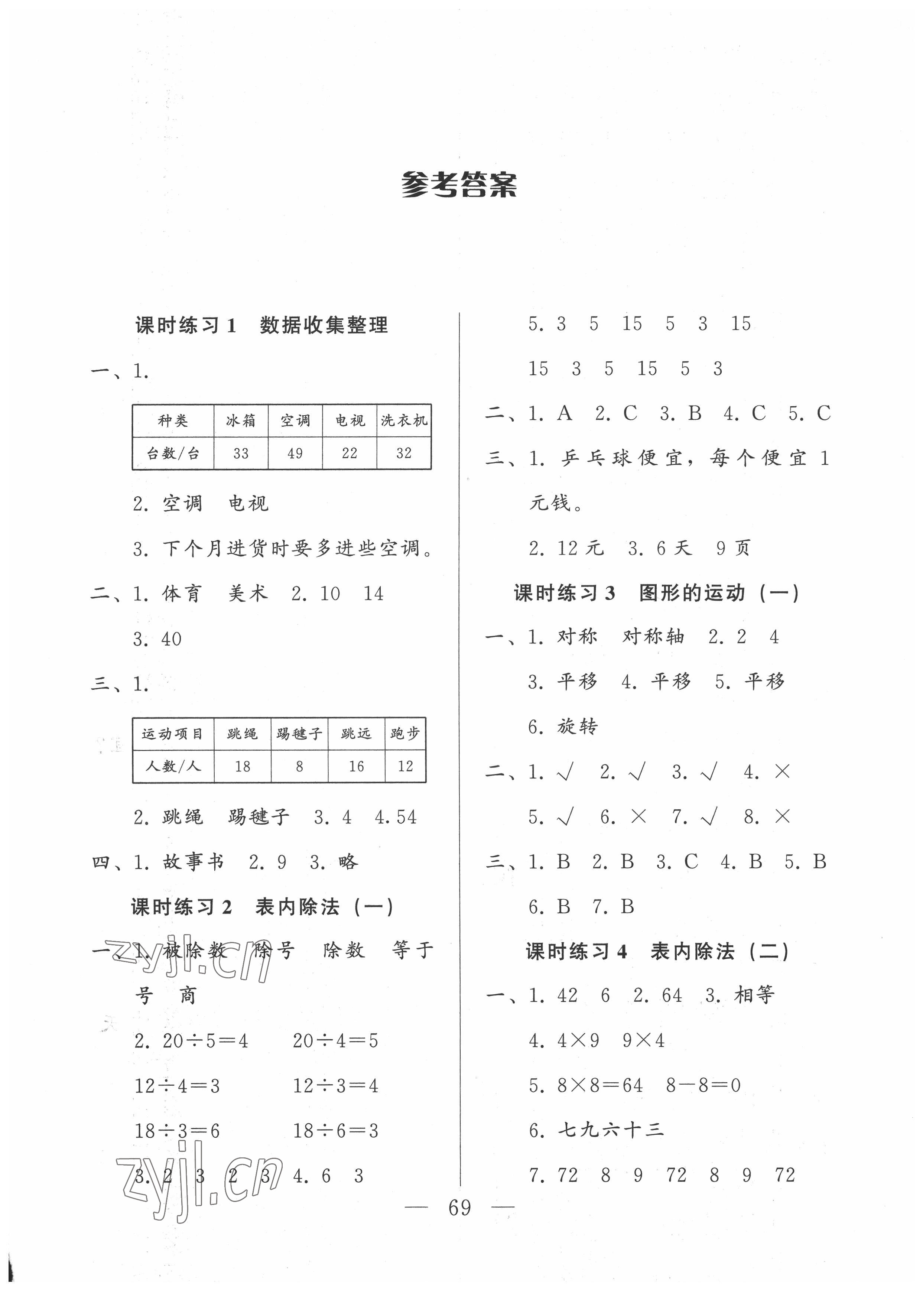 2022年順達測試卷二年級數學下冊人教版 第1頁