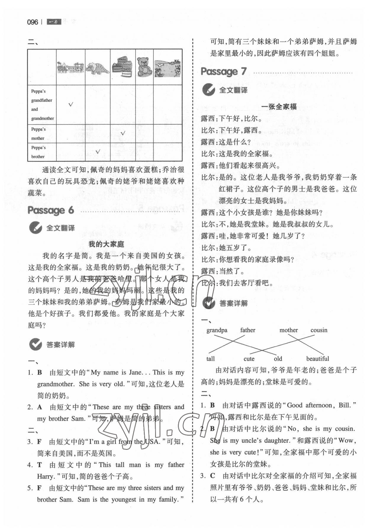 2022年一本小學(xué)英語同步閱讀三年級英語下冊人教版 第6頁