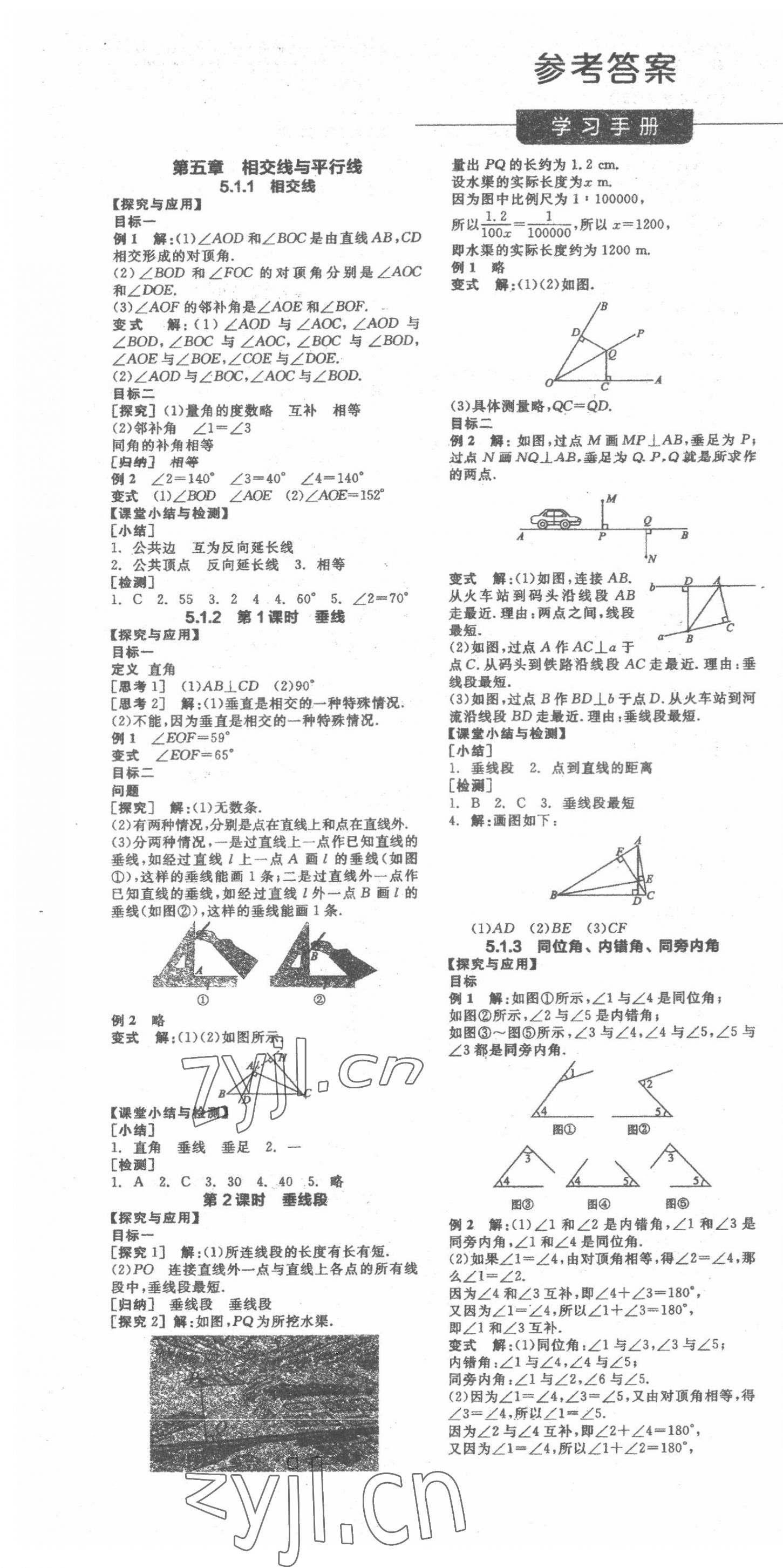 2022年全品學(xué)練考七年級(jí)數(shù)學(xué)下冊(cè)人教版 第1頁(yè)