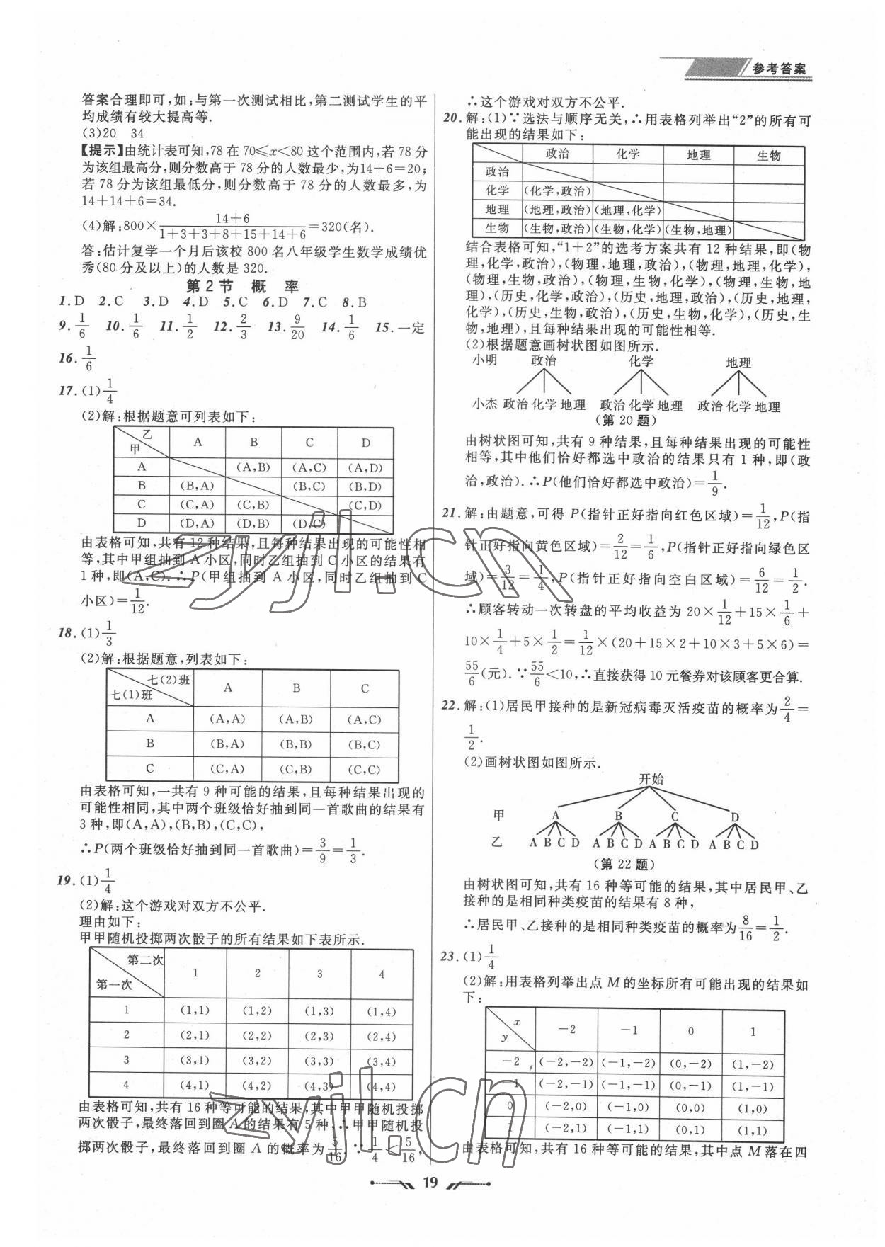 2022年中考全程復習訓練數(shù)學營口專版 第19頁