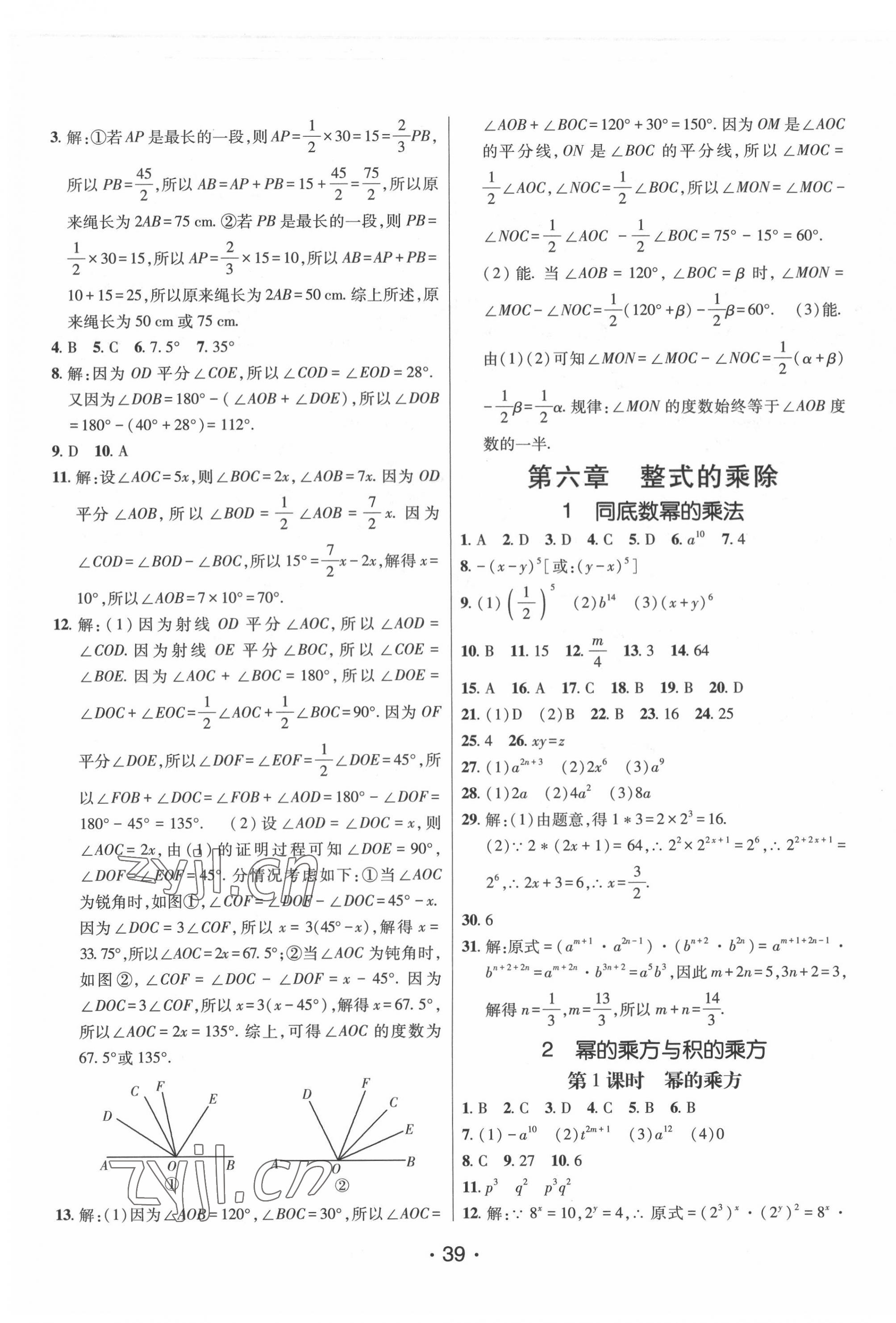 2022年同行學(xué)案六年級數(shù)學(xué)下冊魯教版 第3頁