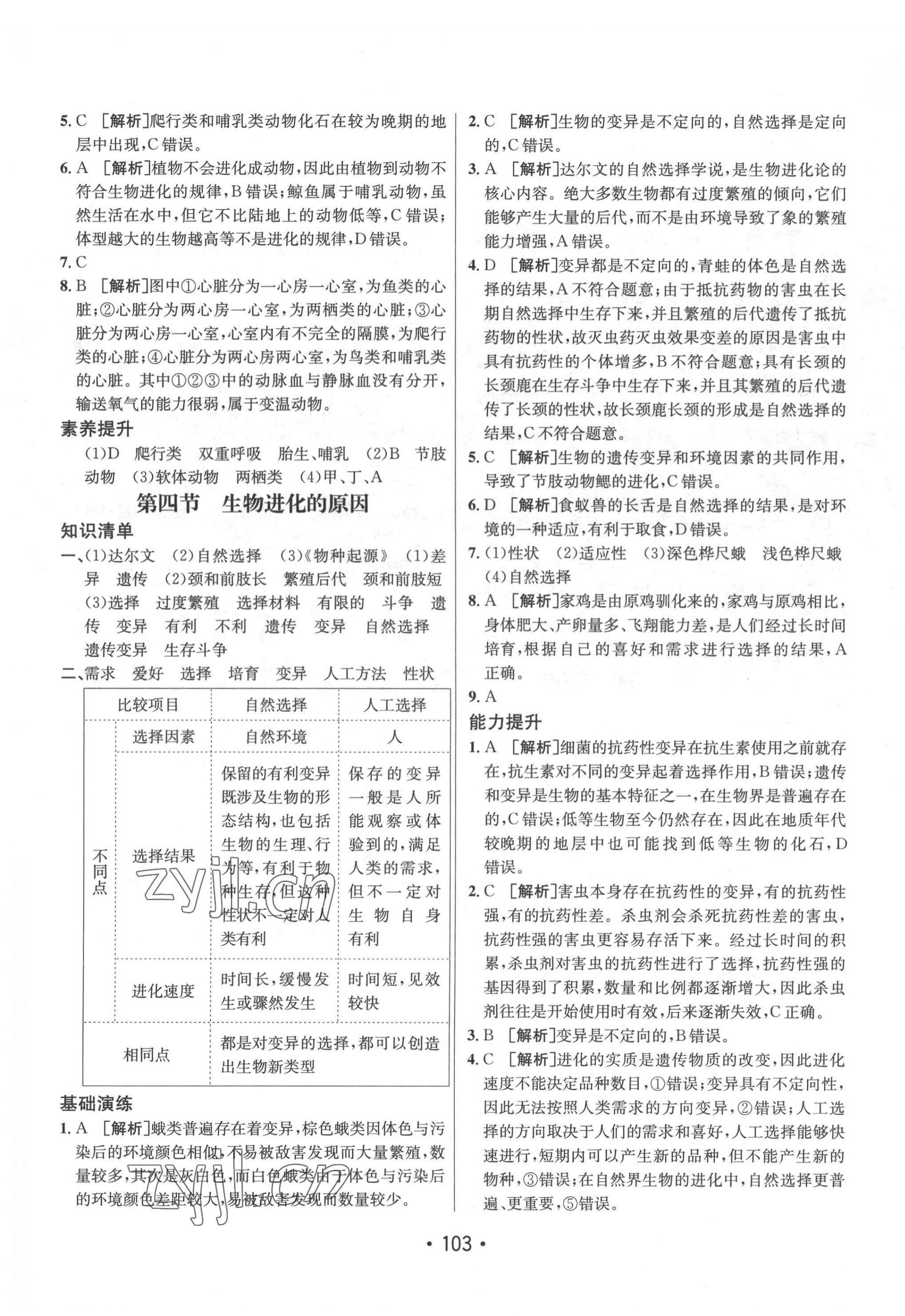 2022年同行學(xué)案學(xué)練測八年級生物下冊濟(jì)南版 第3頁