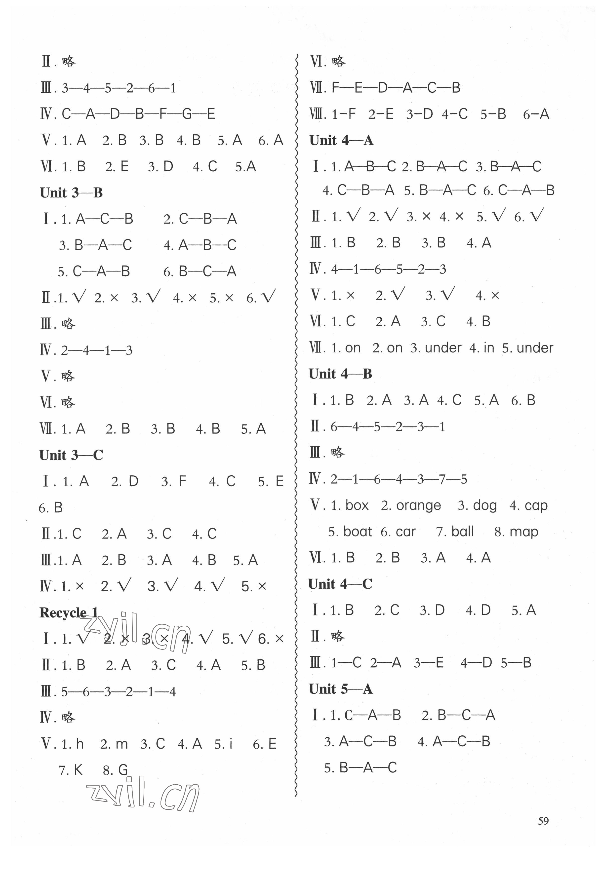 2022年小学课堂练习合肥工业大学出版社三年级英语下册人教版 第2页