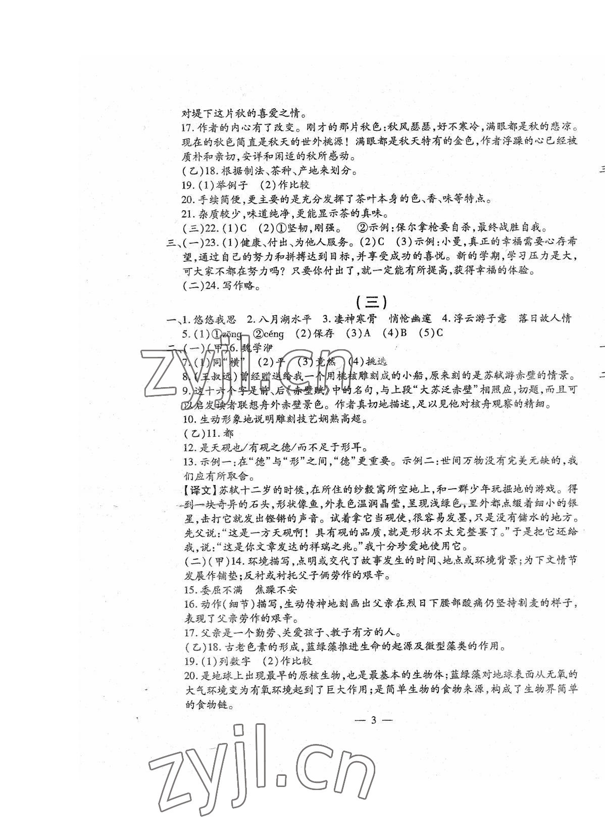 2022年名校調(diào)研系列卷每周一考八年級下冊人教版 第3頁