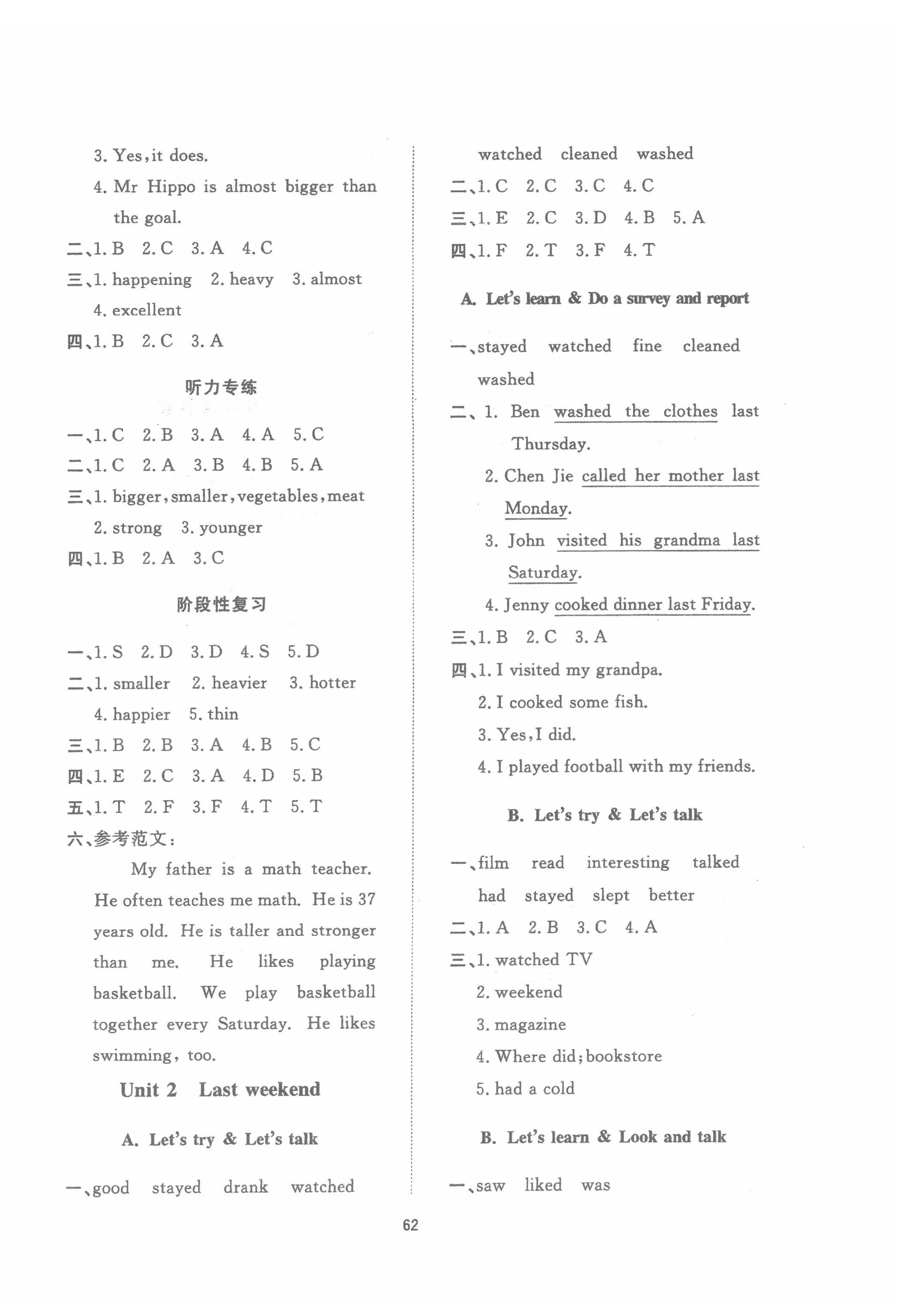 2022年高分突破創(chuàng)優(yōu)100六年級(jí)英語(yǔ)下冊(cè)人教版 參考答案第2頁(yè)