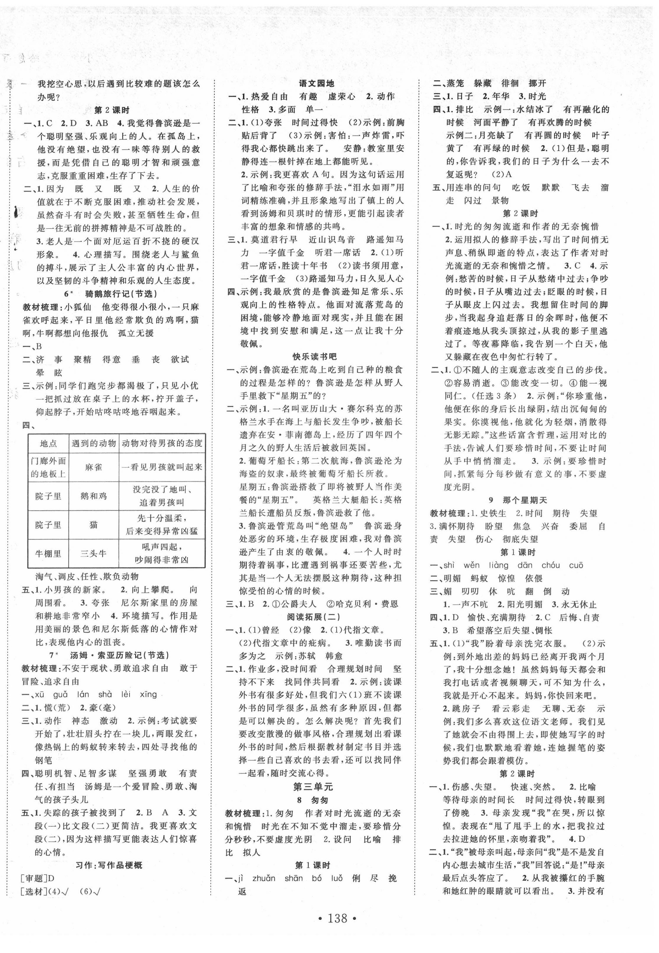 2022年天天好練習(xí)六年級(jí)語文下冊(cè)人教版 第2頁