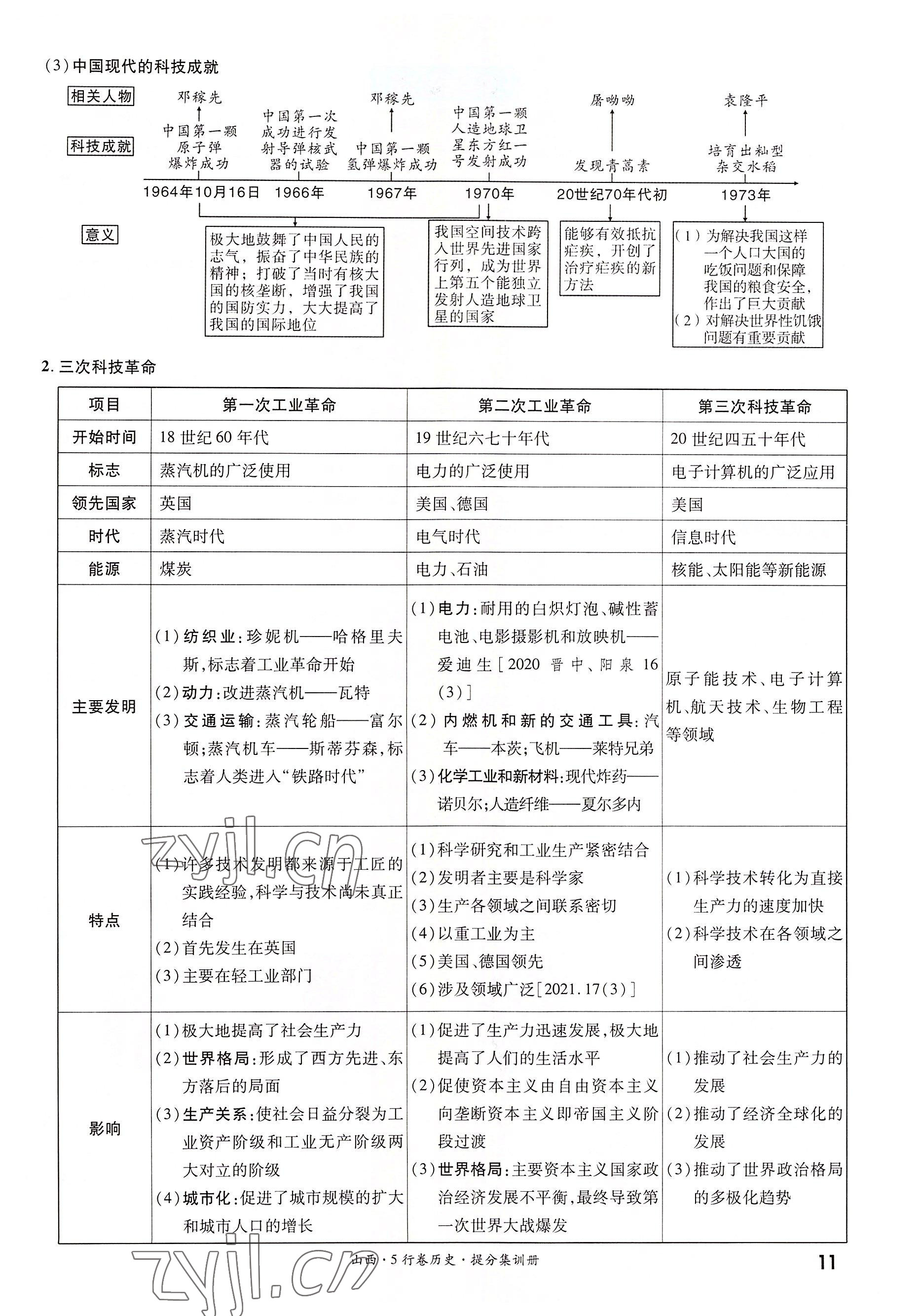 2022年一战成名5行卷历史山西专版&nbsp;参考答案第17页