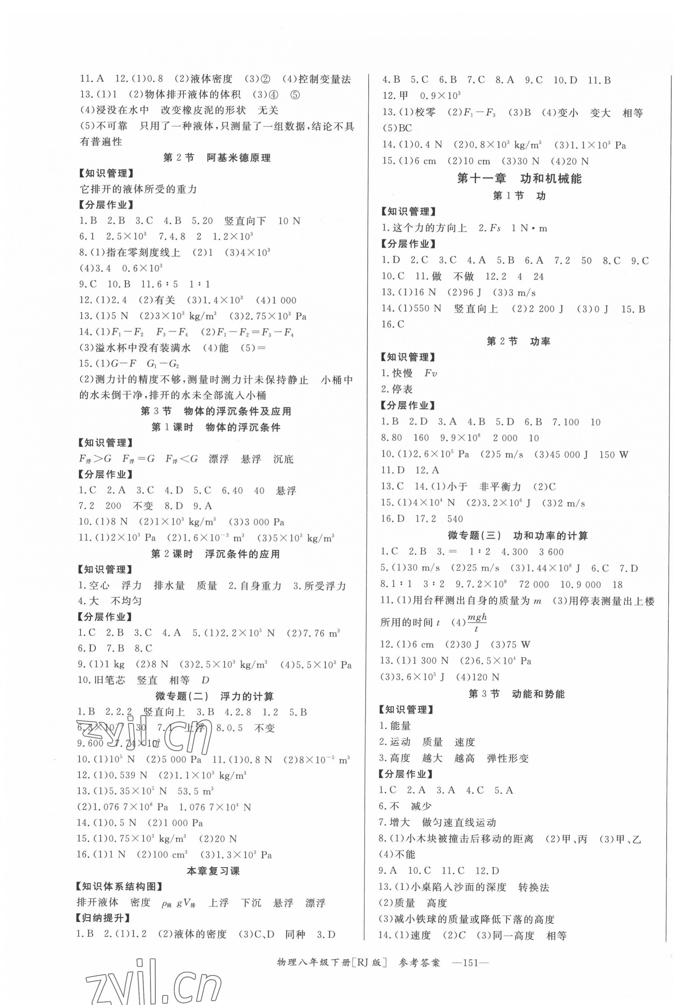 2022年全效學(xué)習(xí)同步學(xué)練測八年級物理下冊人教版 第3頁