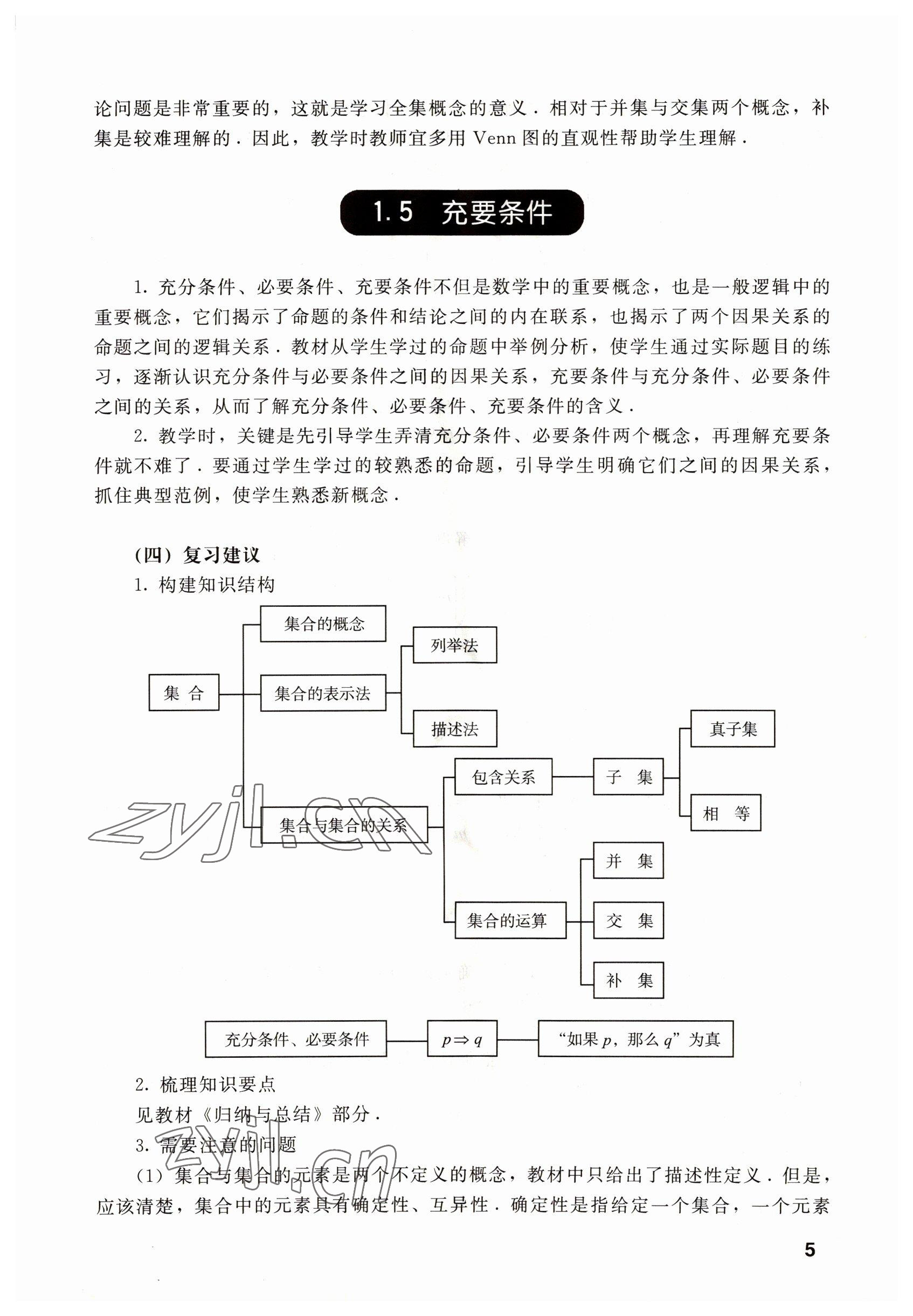 2022年數(shù)學(xué)基礎(chǔ)模塊上冊(cè) 參考答案第5頁(yè)