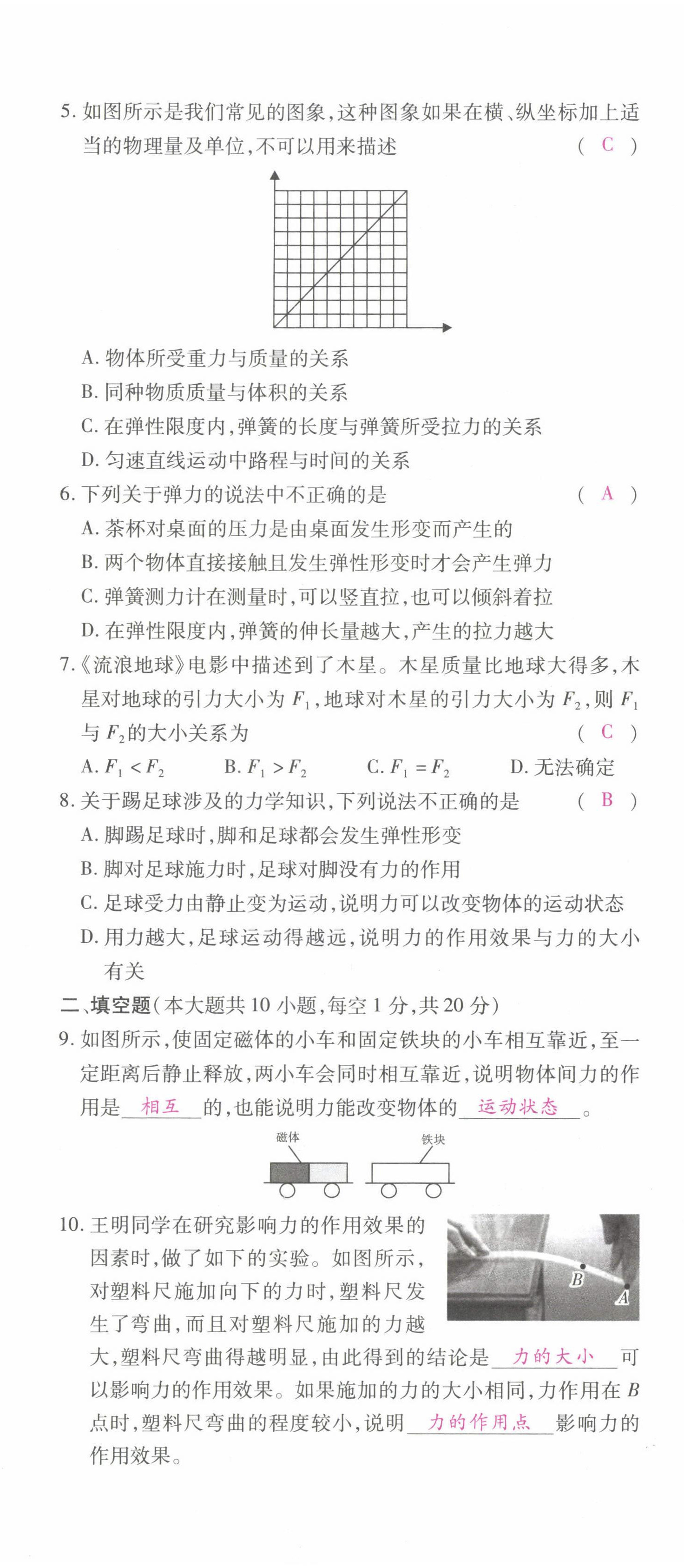 2022年本土攻略八年级物理下册人教版 第2页