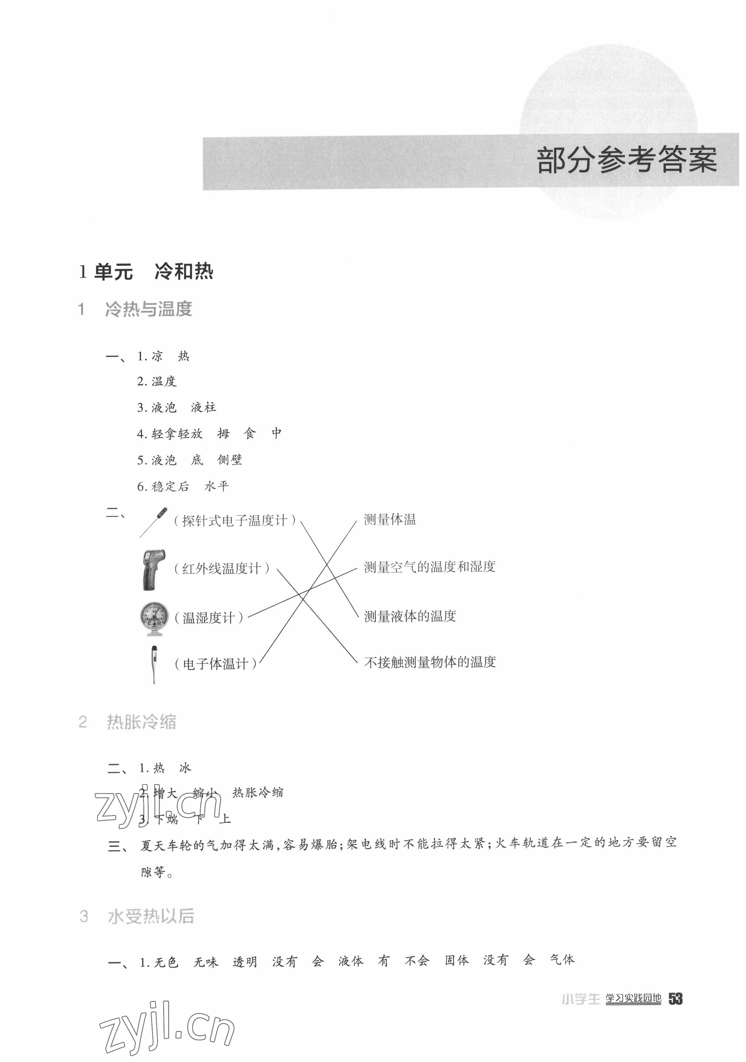 2022年小學(xué)生學(xué)習(xí)實(shí)踐園地四年級科學(xué)下冊蘇教版 第1頁