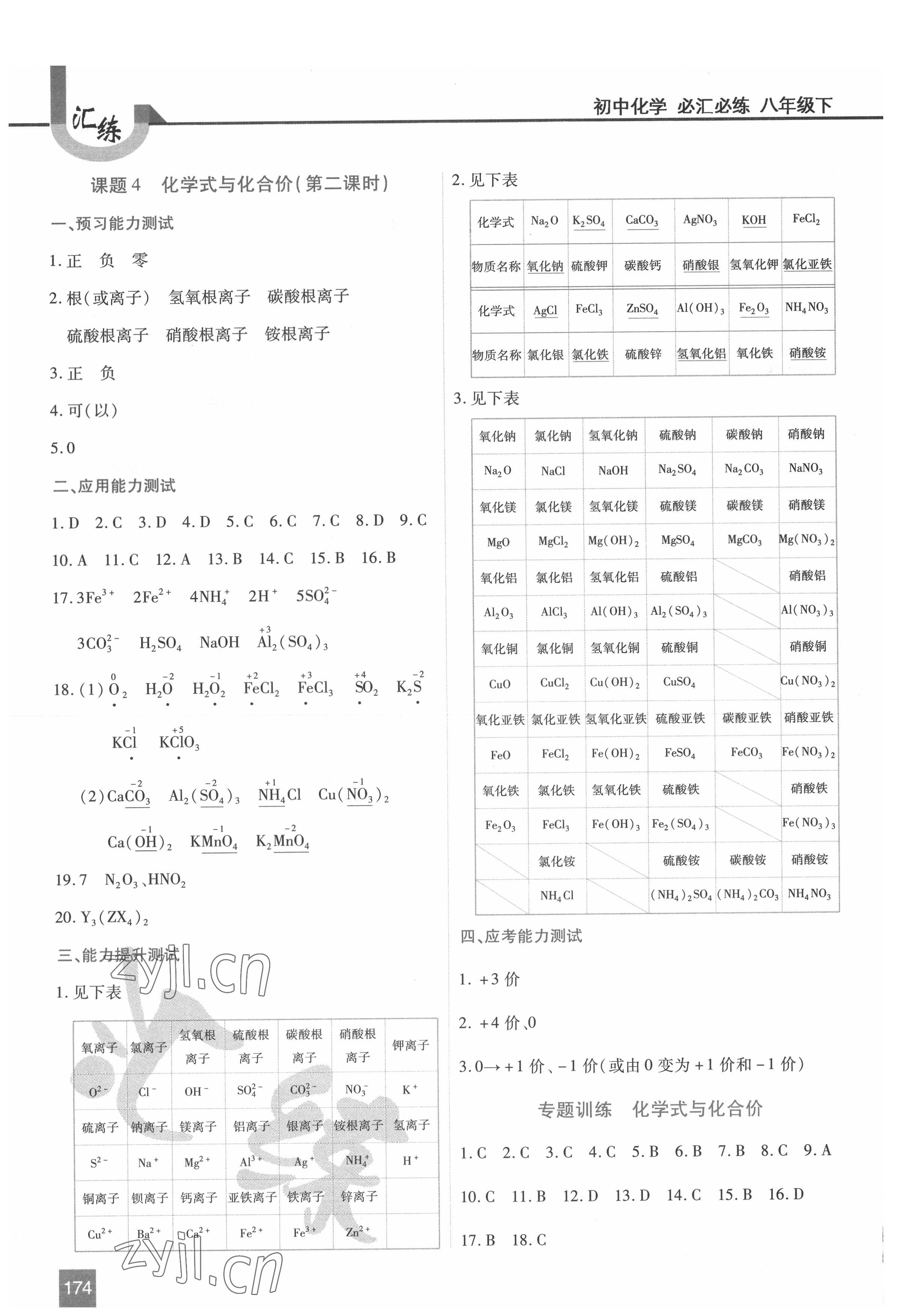 2022年匯練八年級化學(xué)下冊人教版54制 第2頁