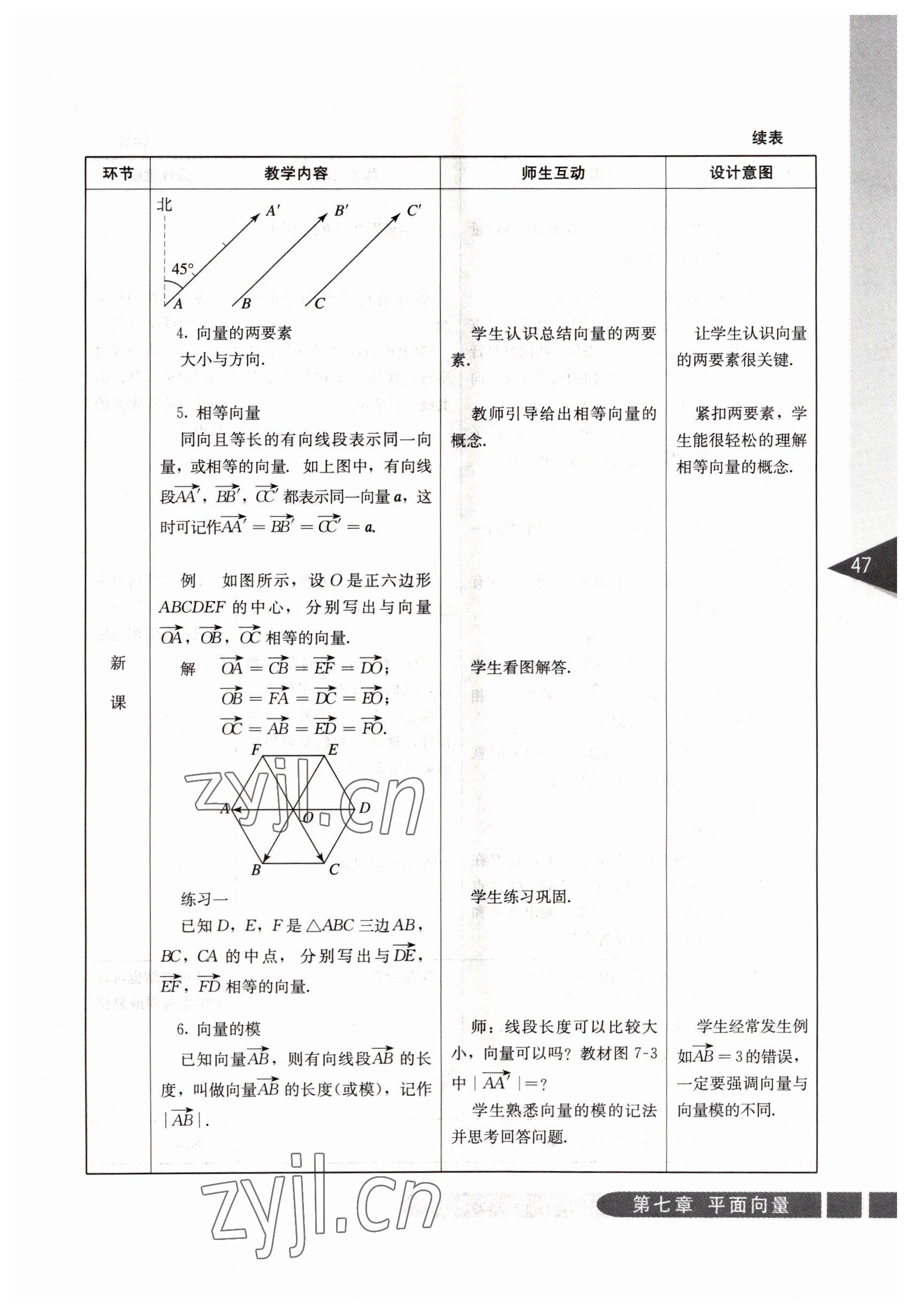 2022年基礎(chǔ)模塊人民教育出版社數(shù)學(xué)下冊(cè) 參考答案第47頁(yè)