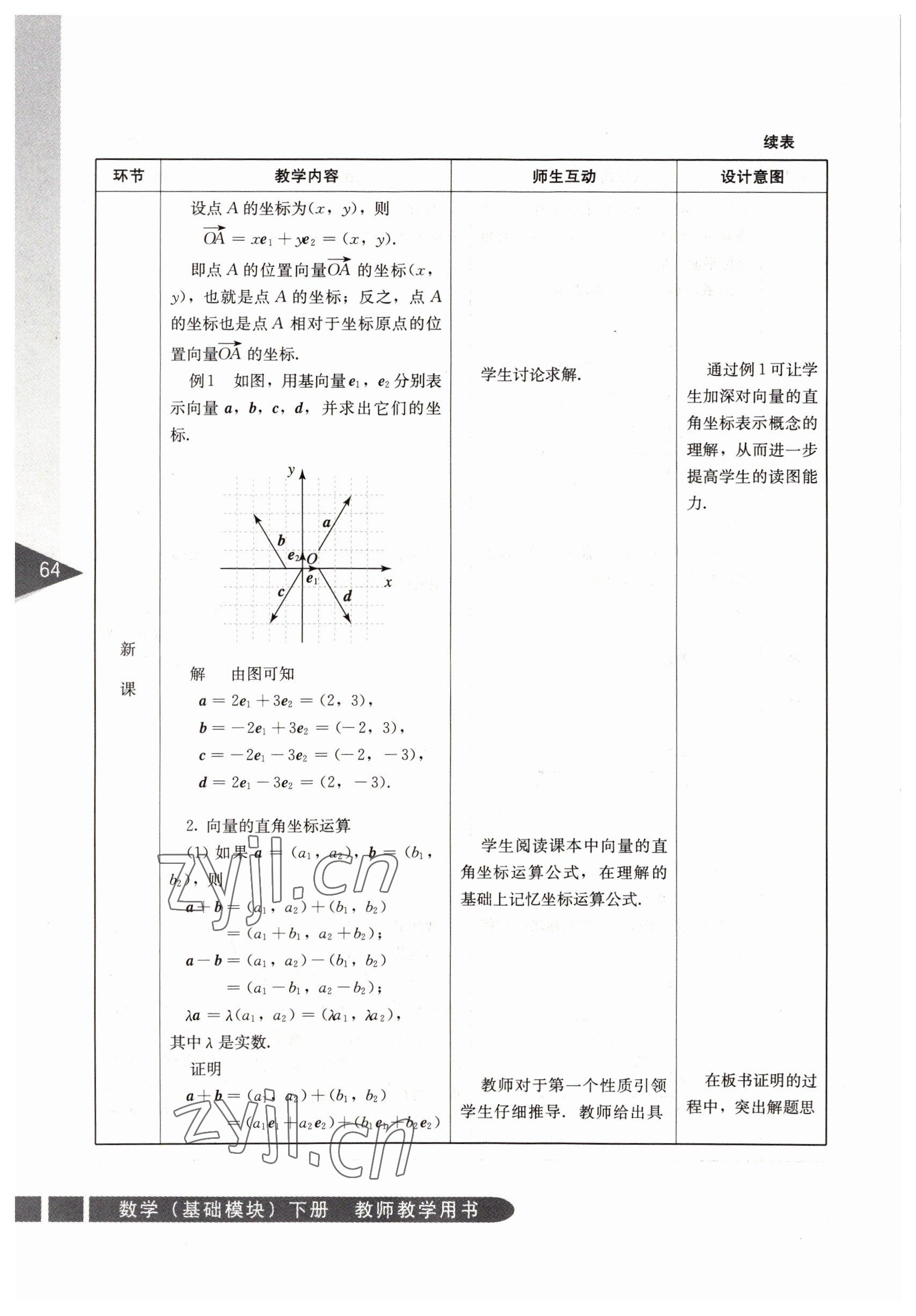 2022年基礎(chǔ)模塊人民教育出版社數(shù)學(xué)下冊 參考答案第64頁