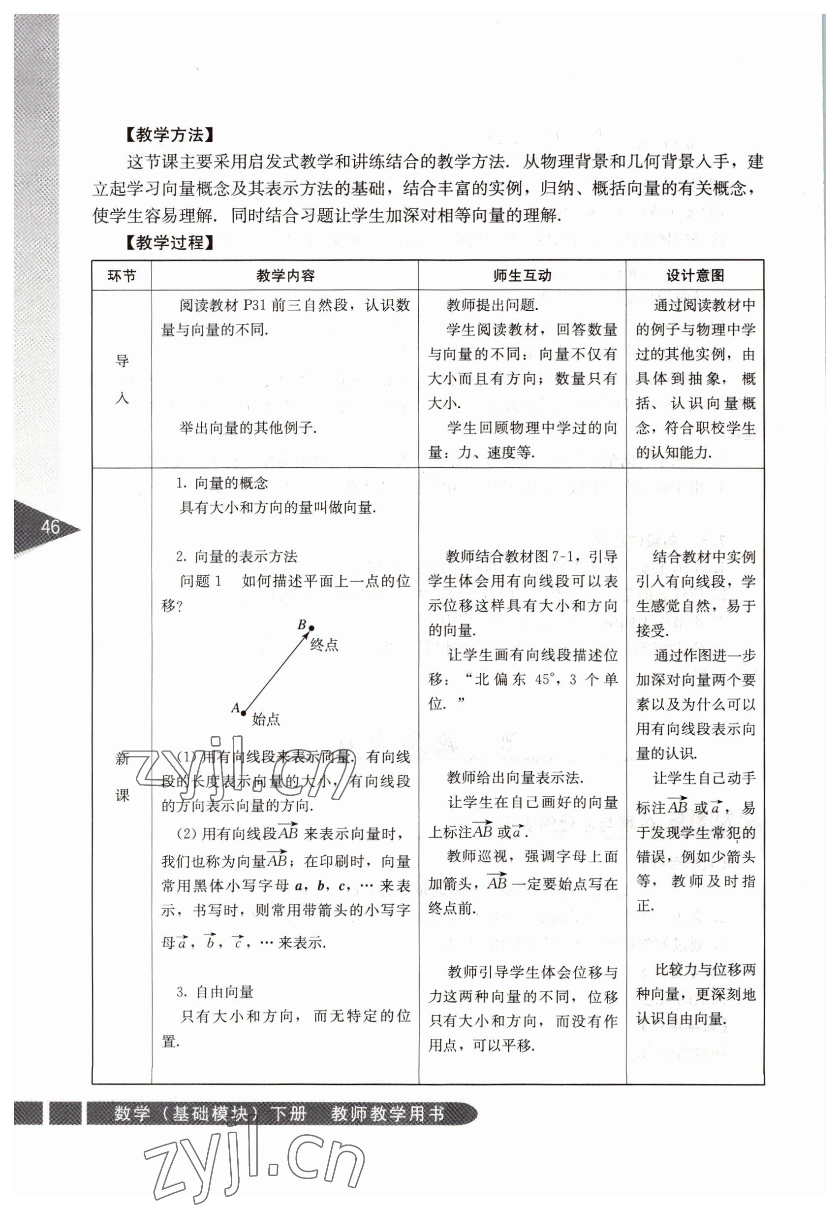 2022年基礎(chǔ)模塊人民教育出版社數(shù)學(xué)下冊(cè) 參考答案第46頁(yè)