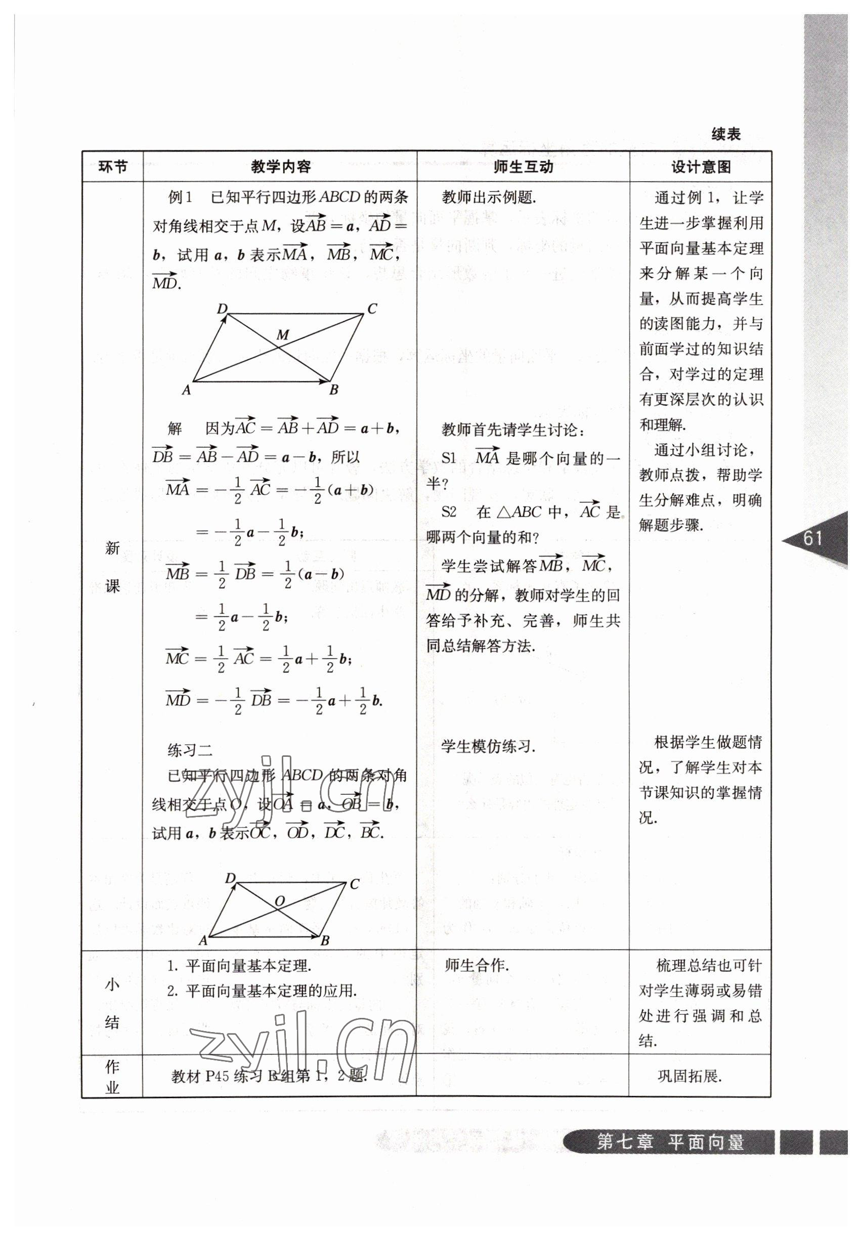 2022年基礎(chǔ)模塊人民教育出版社數(shù)學(xué)下冊 參考答案第61頁