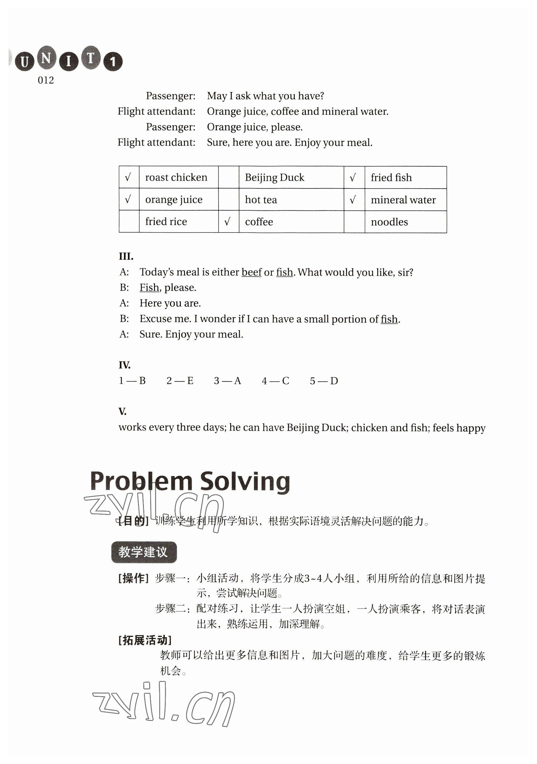 2022年職業(yè)模塊高等教育出版社中職英語第二版高教版 參考答案第12頁