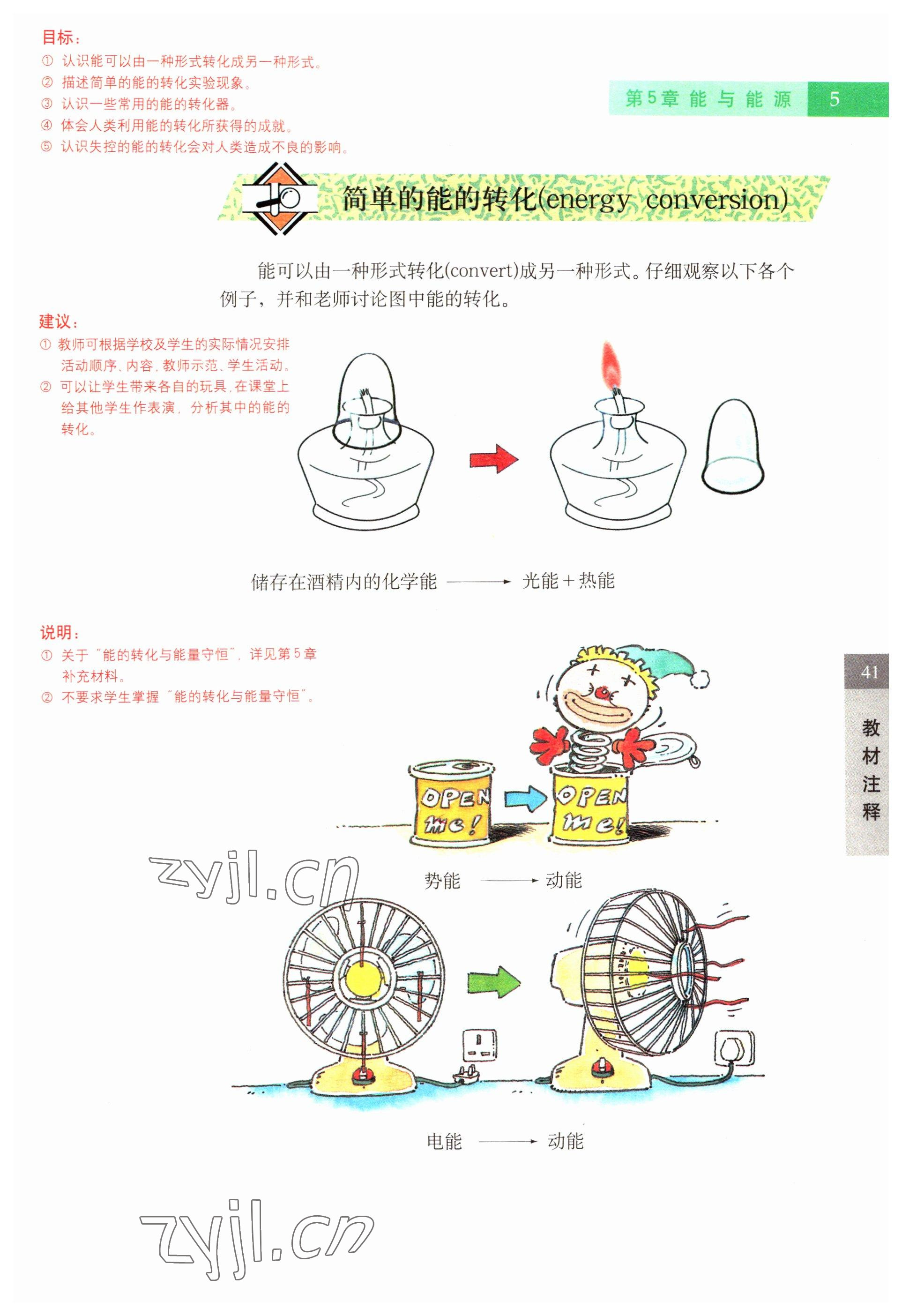 2022年教材课本六年级科学第二学期沪教版54制 参考答案第5页