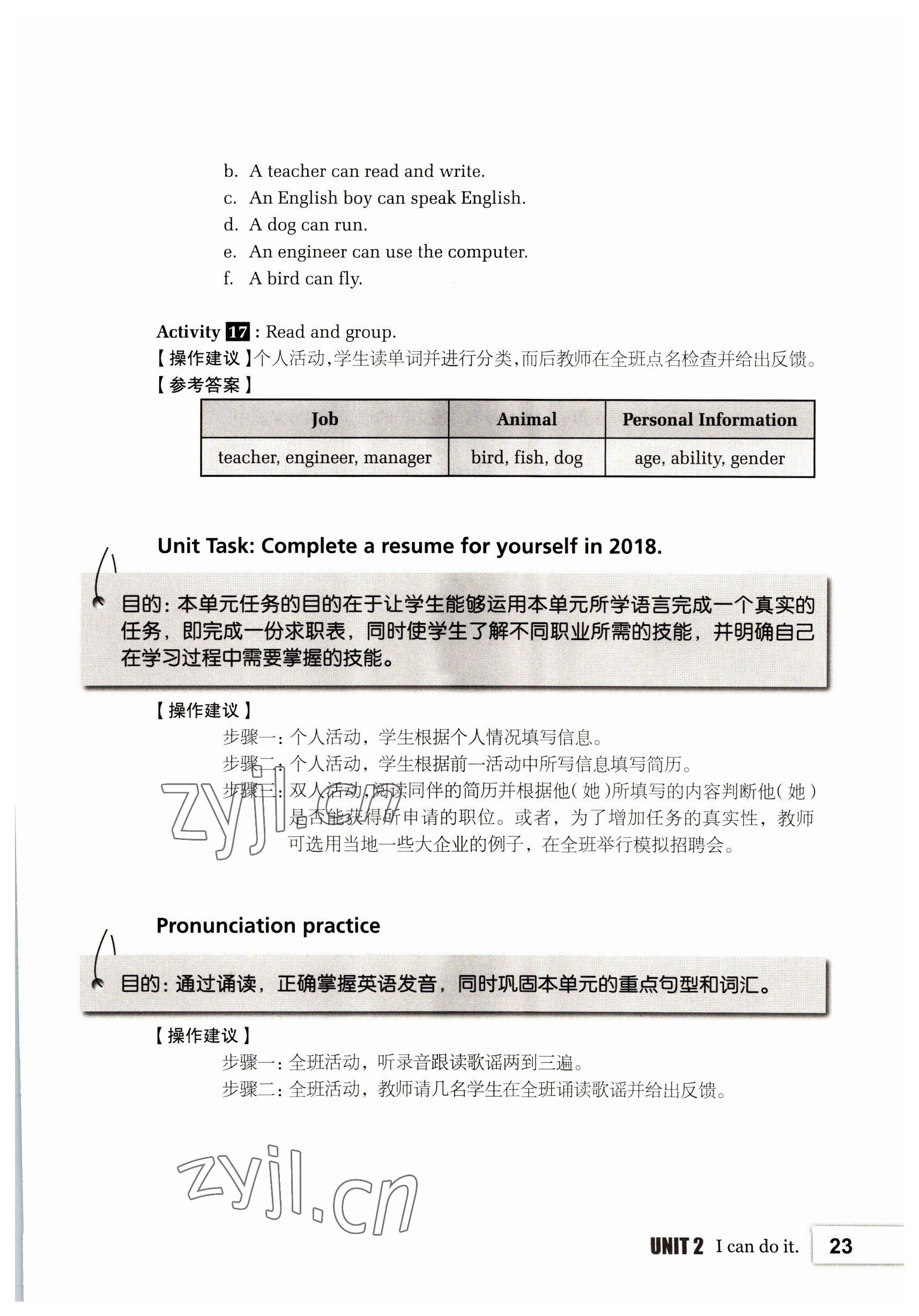 2022年基礎(chǔ)模塊高等教育出版社英語第1冊第2版高教版 參考答案第23頁