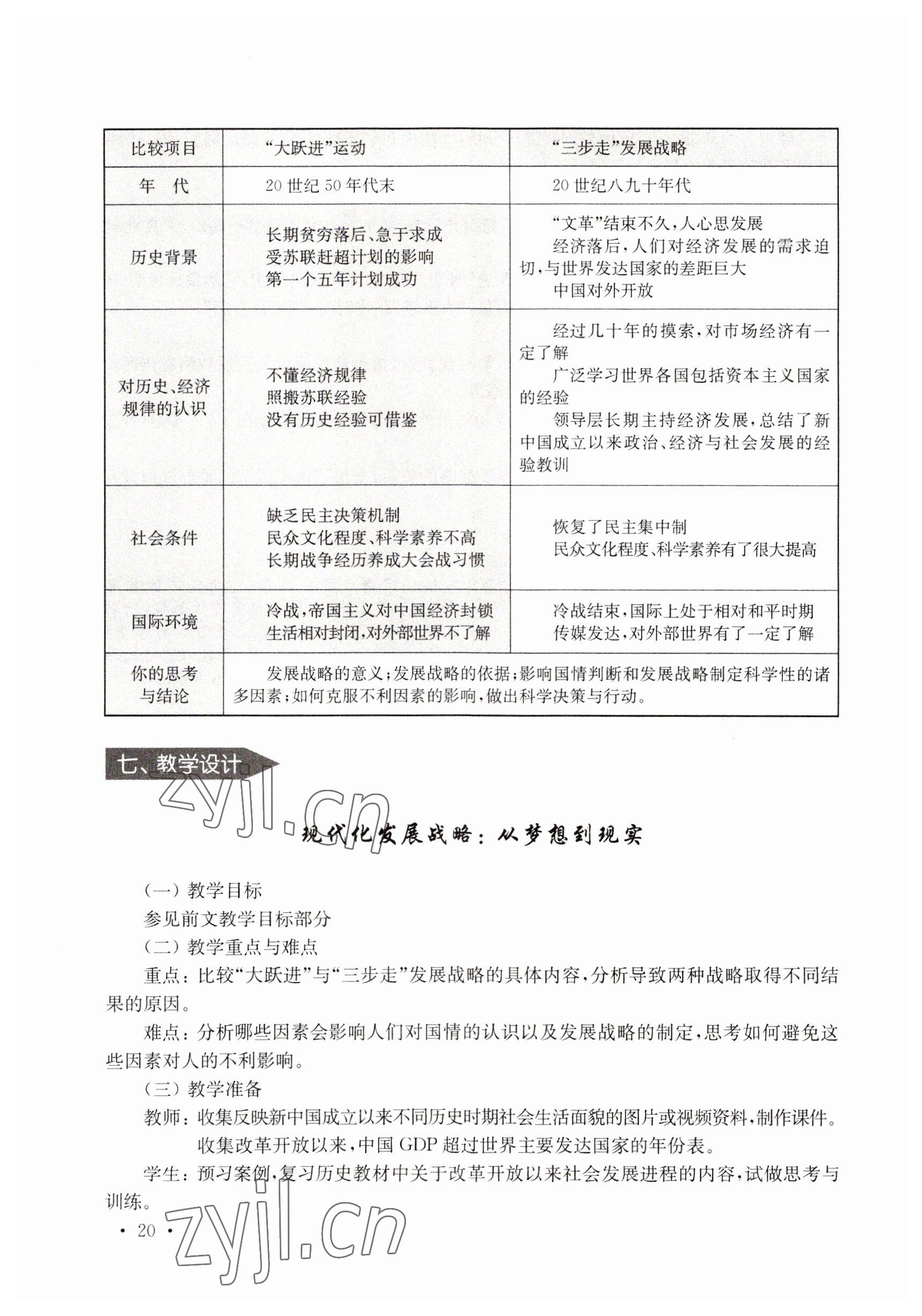 2022年练习部分高中三年级第二学期&nbsp;参考答案第20页