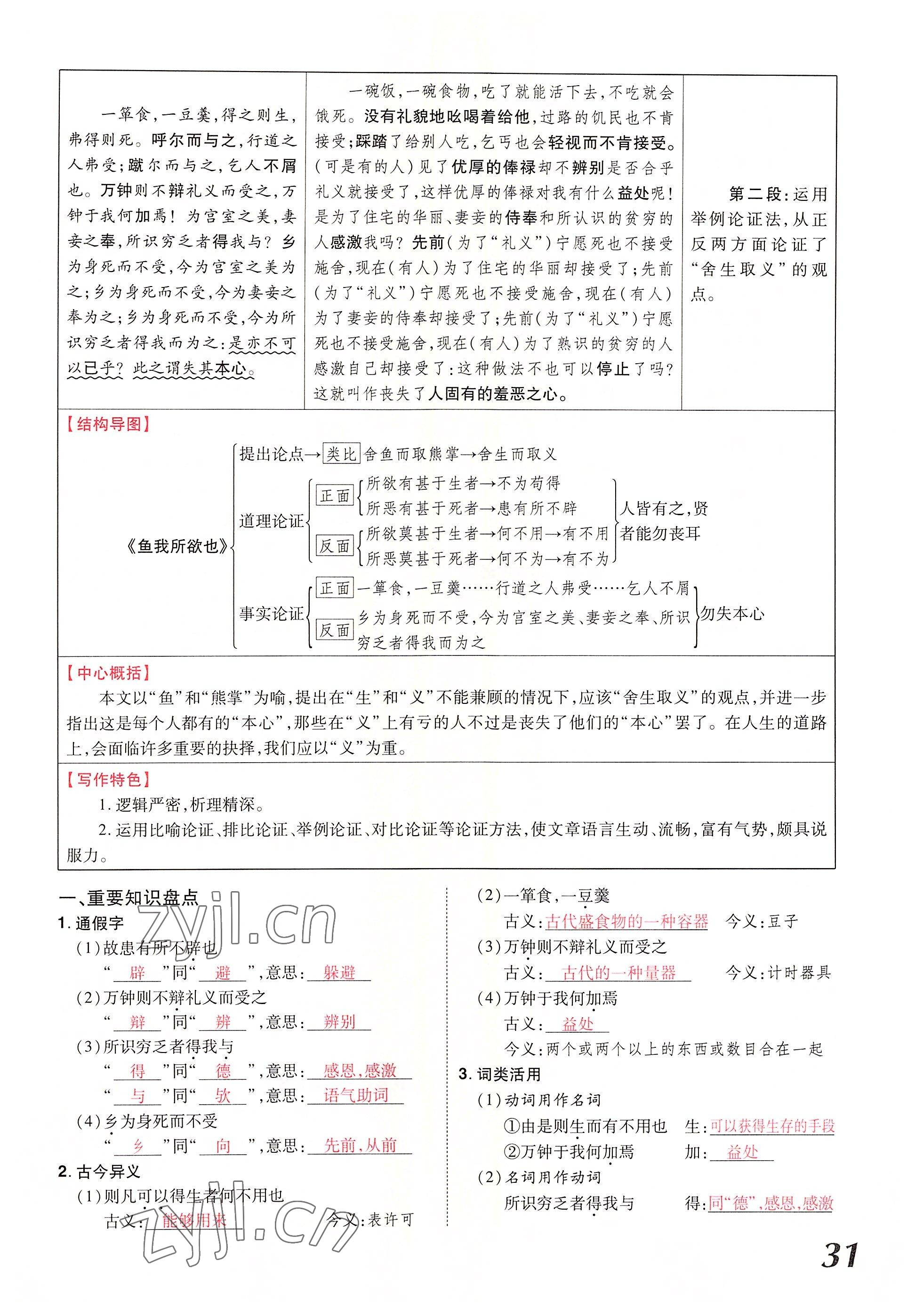 2022年領(lǐng)揚文化中考研究語文河南專版 參考答案第60頁