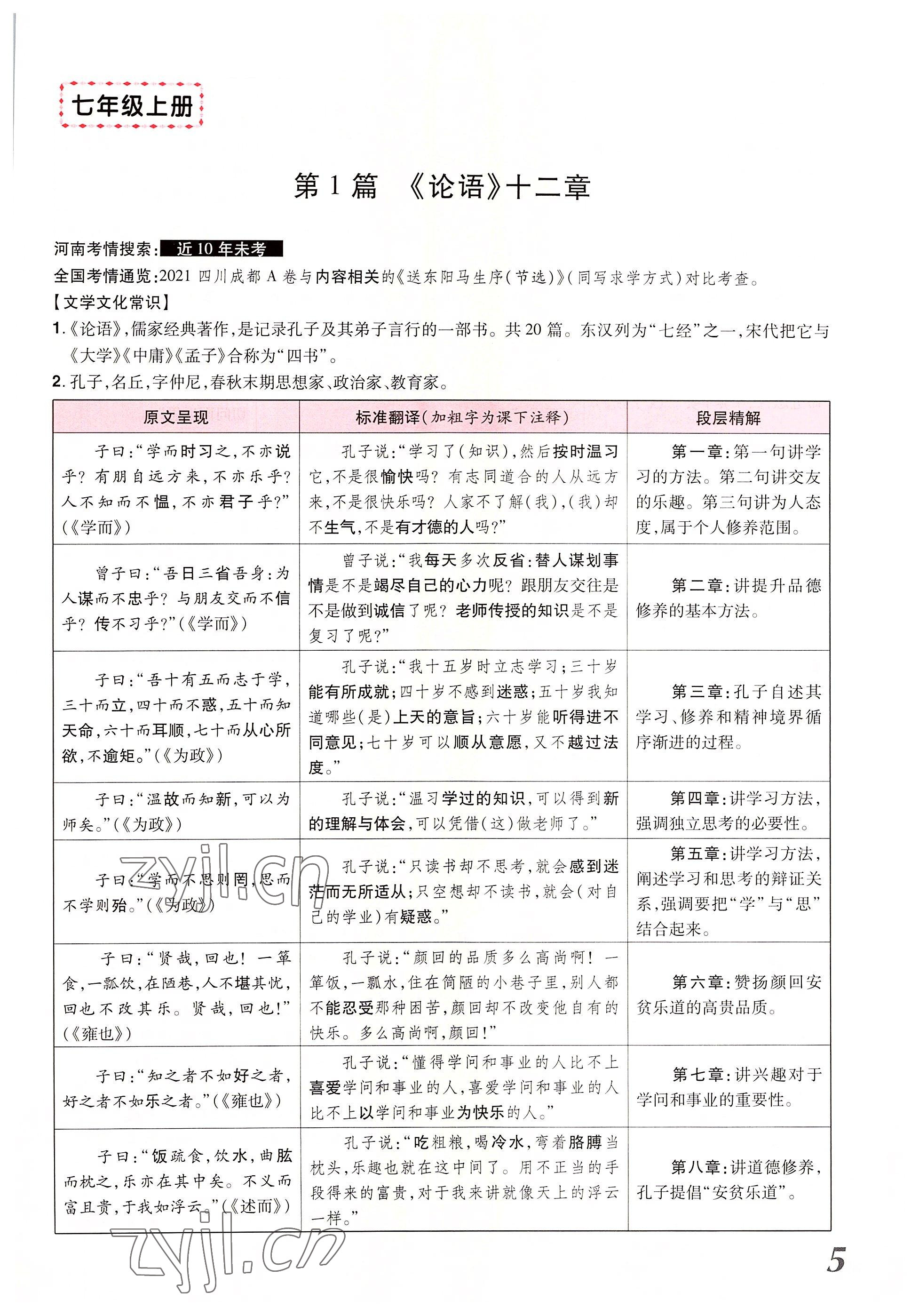2022年領(lǐng)揚(yáng)文化中考研究語(yǔ)文河南專版 參考答案第8頁(yè)