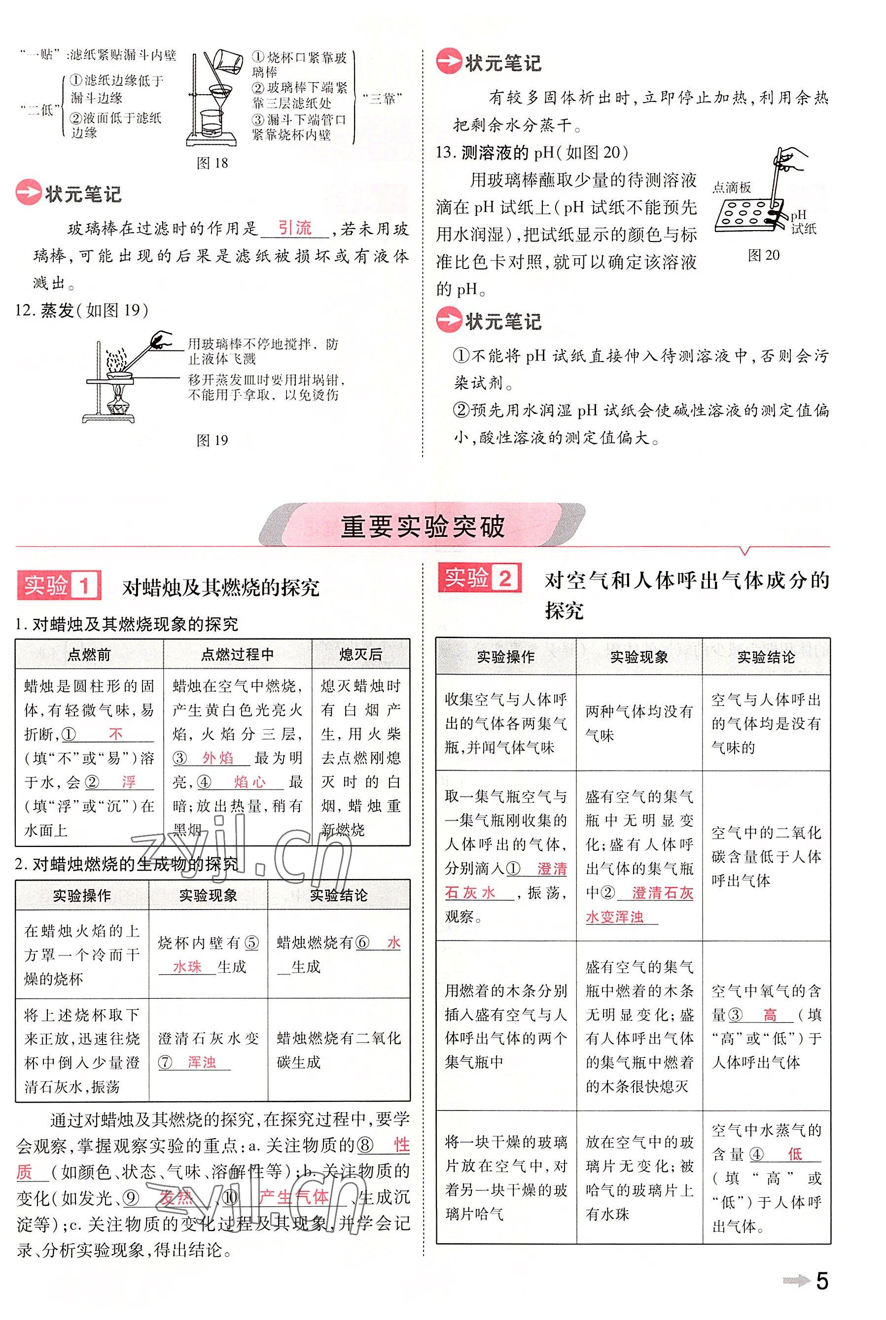 2022年領揚文化中考研究化學河南專版 參考答案第5頁