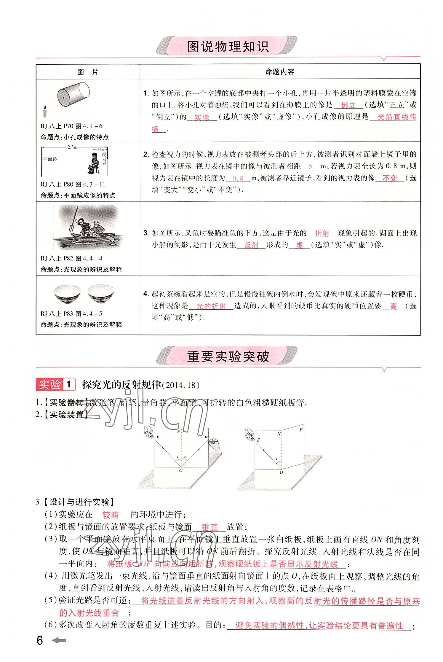2022年領(lǐng)揚文化中考研究物理河南專版 參考答案第6頁