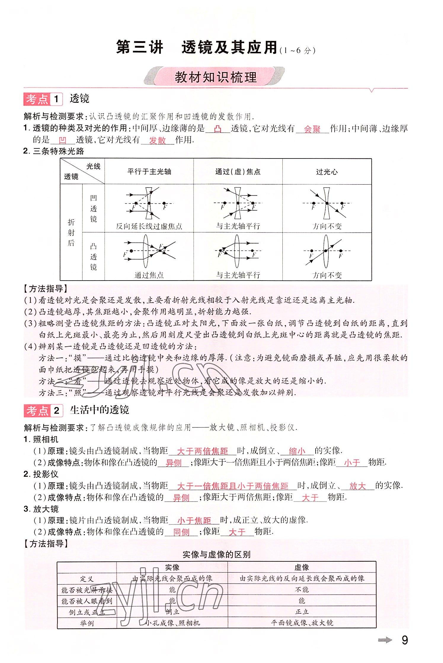 2022年領(lǐng)揚文化中考研究物理河南專版 參考答案第9頁