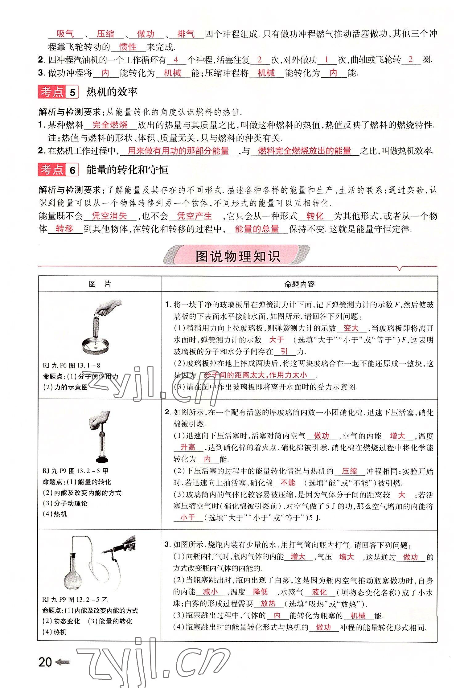 2022年領(lǐng)揚(yáng)文化中考研究物理河南專版 參考答案第20頁